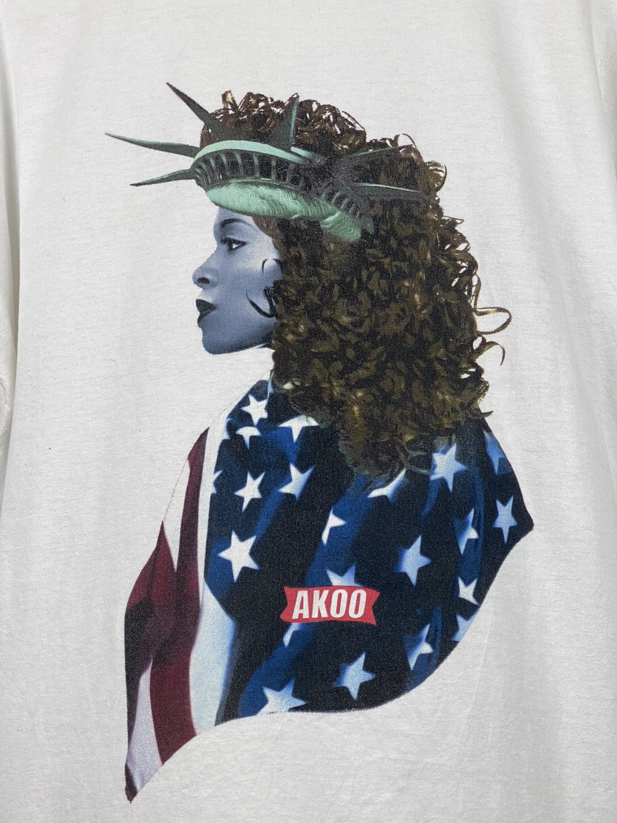 AKOO Akoo Patriotic Statue Of Liberty T-Shirt Size US XL / EU 56 / 4 - 2 Thumbnail