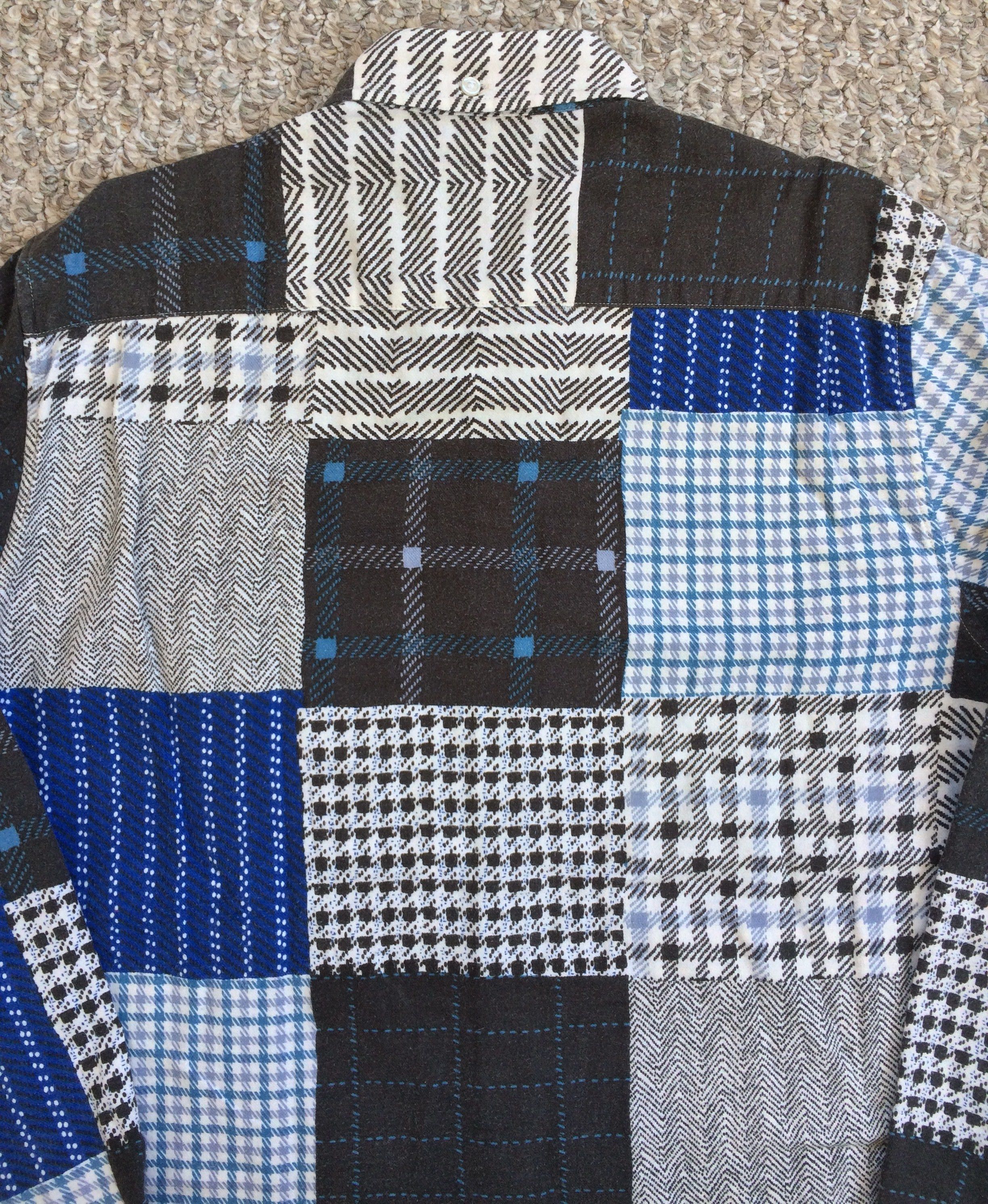 Supreme F/W 2015 Supreme Patchwork Flannel size small Size US S / EU 44-46 / 1 - 6 Thumbnail