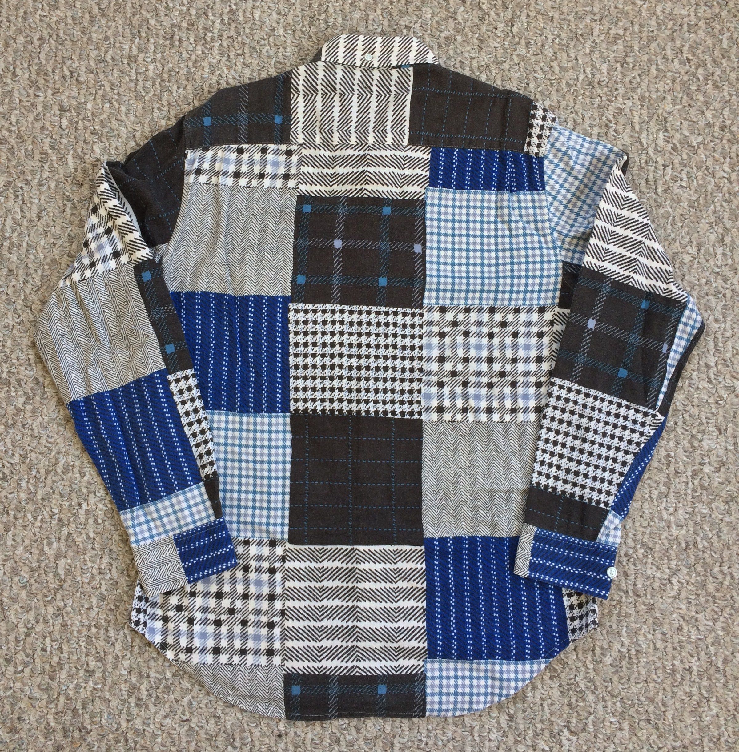 Supreme F/W 2015 Supreme Patchwork Flannel size small Size US S / EU 44-46 / 1 - 5 Thumbnail