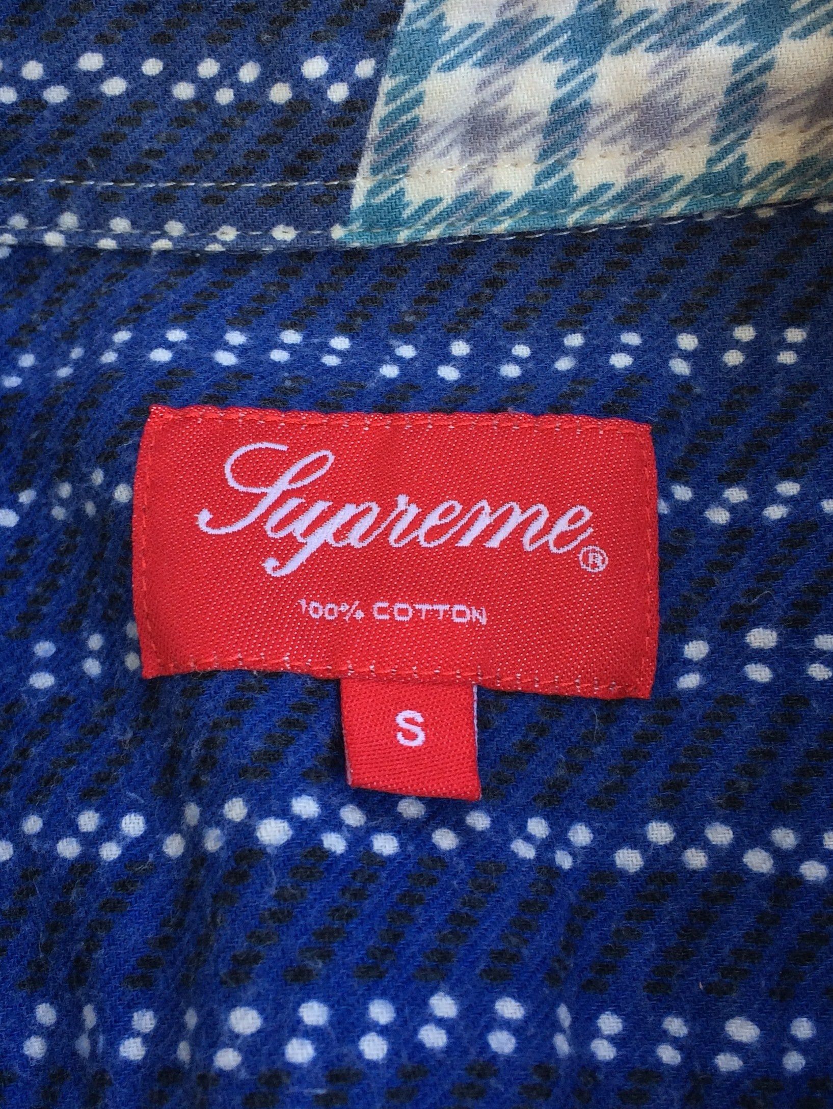Supreme F/W 2015 Supreme Patchwork Flannel size small Size US S / EU 44-46 / 1 - 4 Thumbnail
