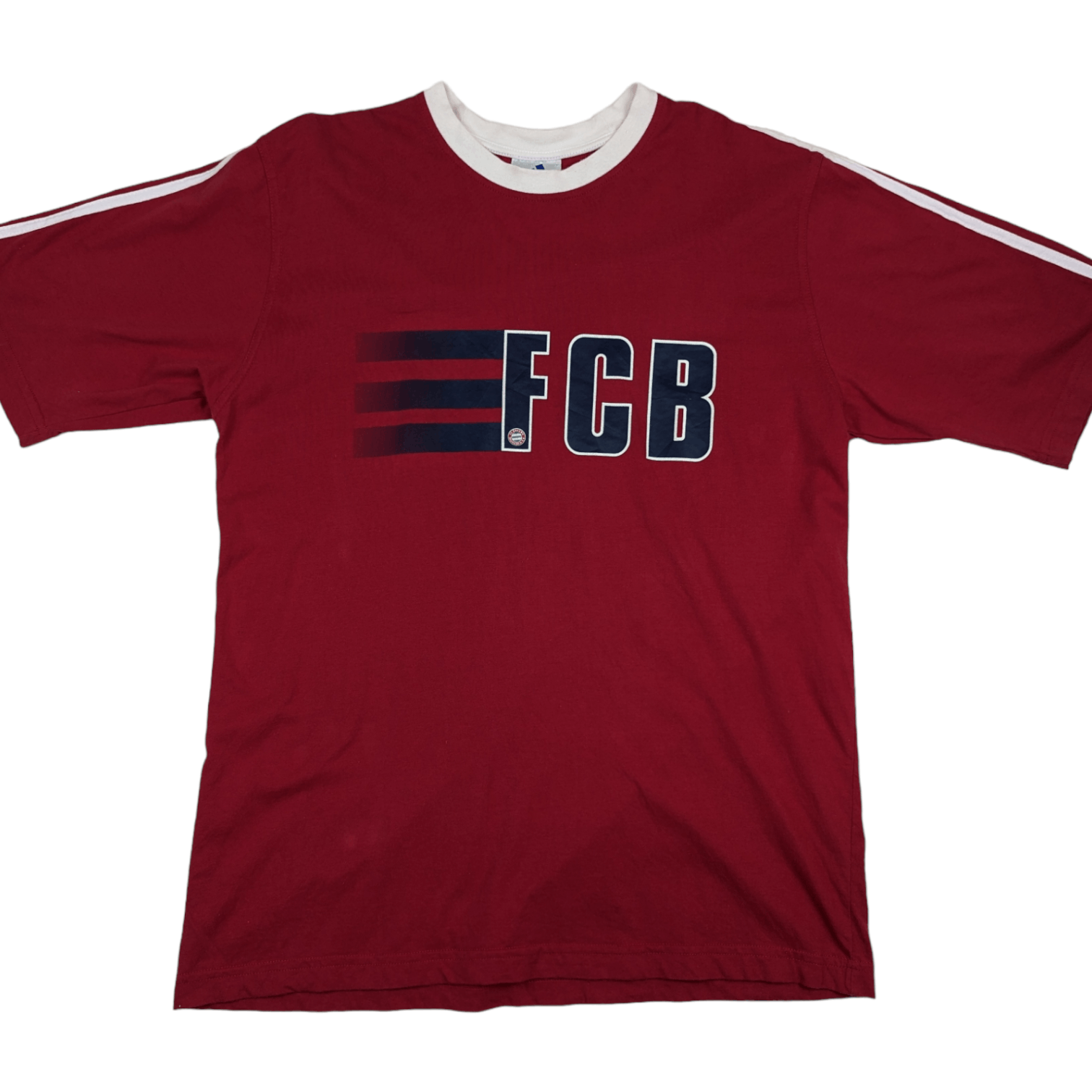 Adidas Vintage 2000's ADIDAS FC Bayern Munich Soccer Jersey T-Shirt Size US M / EU 48-50 / 2 - 2 Thumbnail