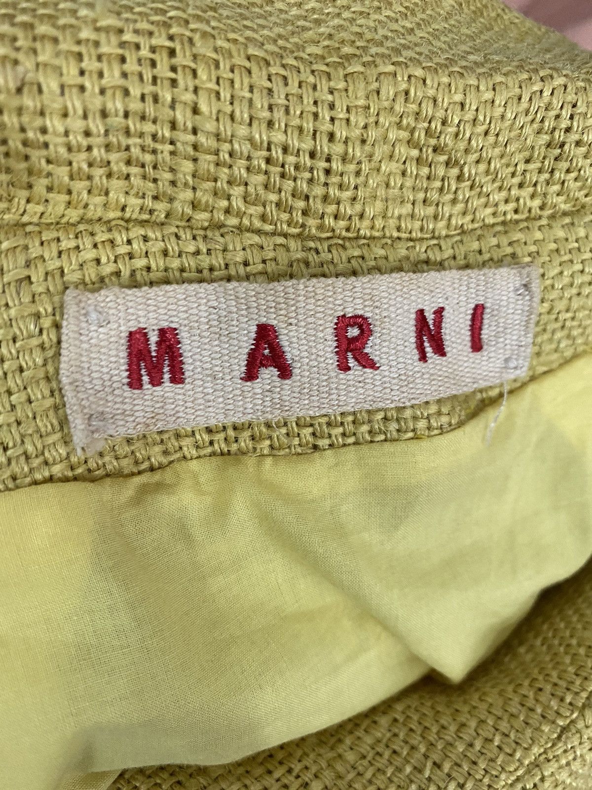 Marni Marni yellow khakis crop jacket Size US XXS / EU 40 - 10 Thumbnail