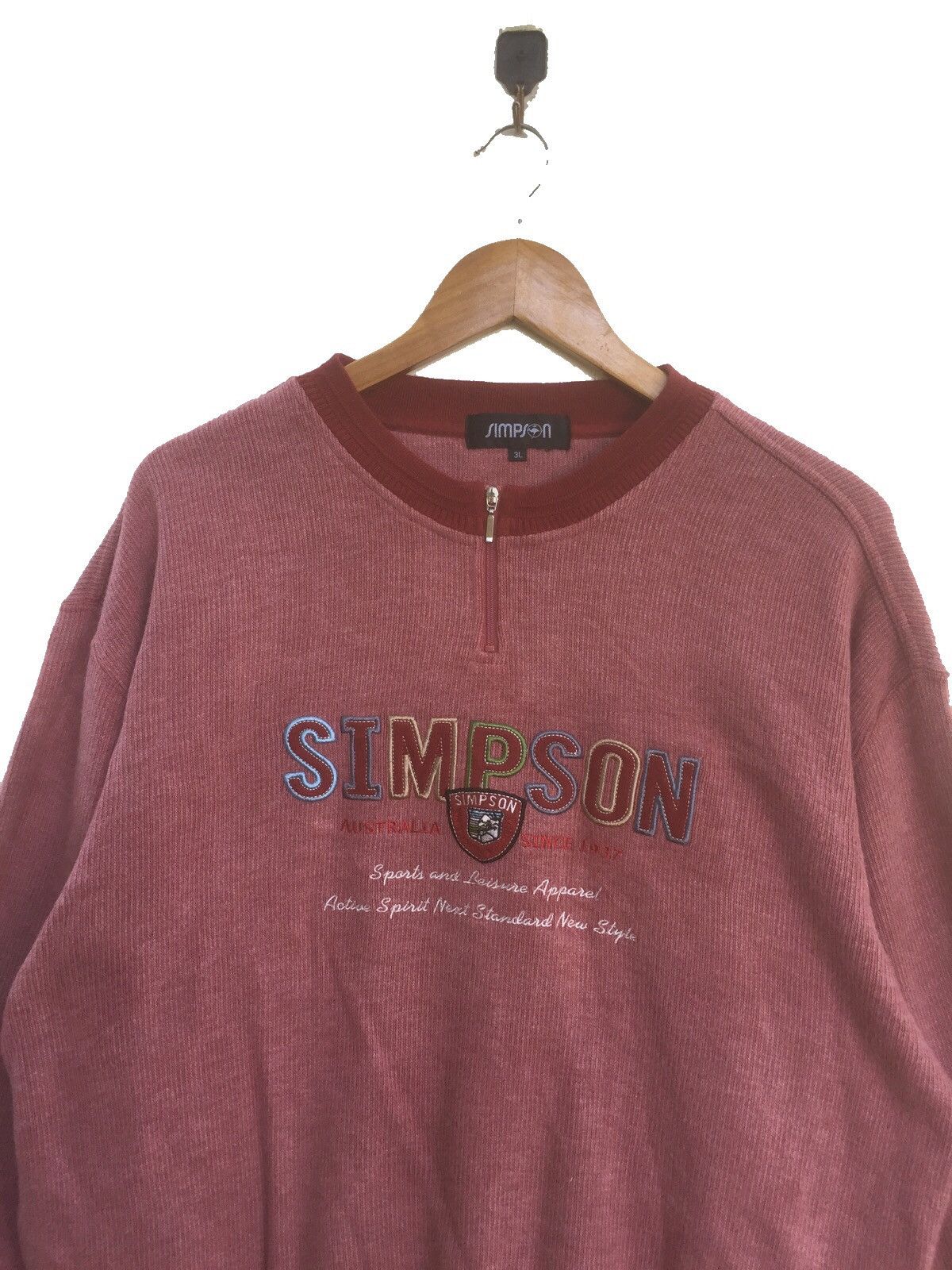 The Simpsons × Vintage RARE VINTAGE SIMPSONS AUSTRALIA PULLOVER Size US L / EU 52-54 / 3 - 2 Thumbnail