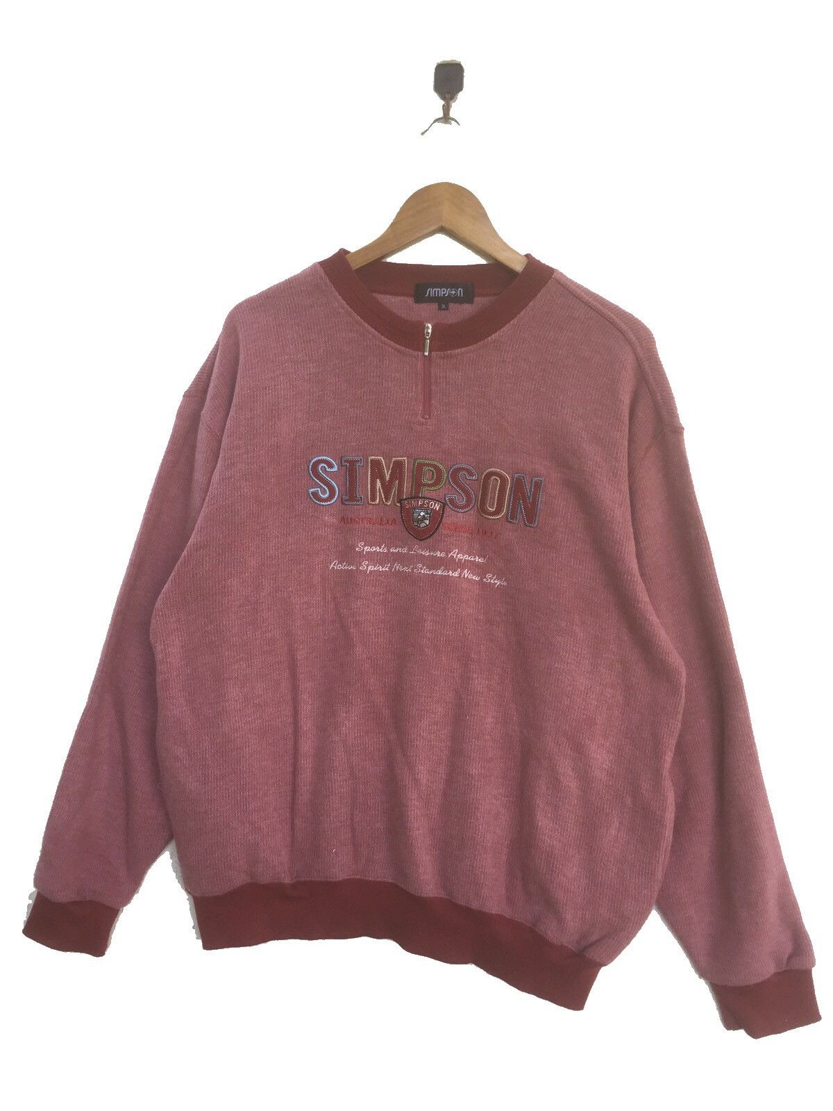 The Simpsons × Vintage RARE VINTAGE SIMPSONS AUSTRALIA PULLOVER Size US L / EU 52-54 / 3 - 1 Thumbnail