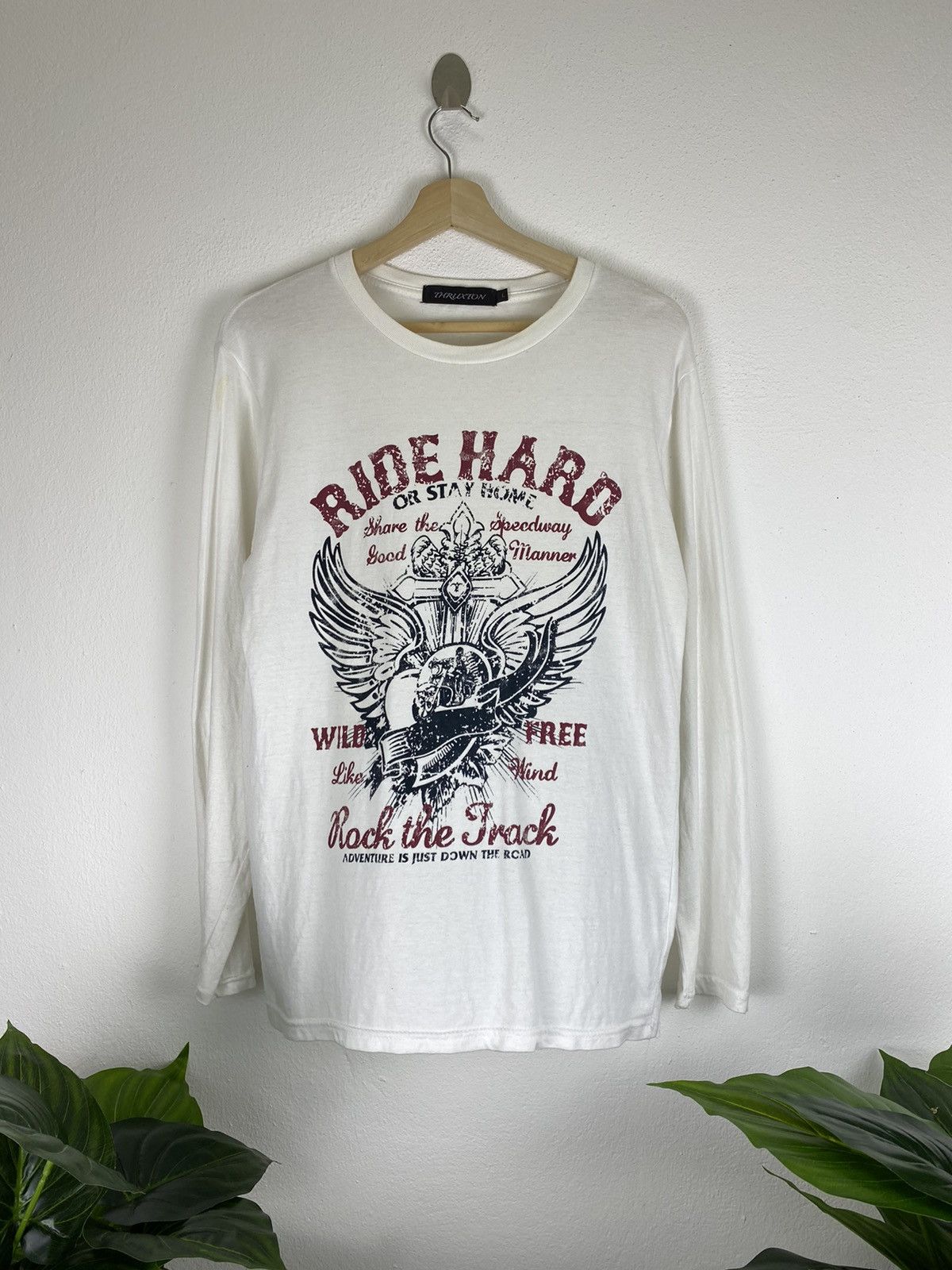 Japanese Brand THRUXTON RIDE HARD SHIRT Size US L / EU 52-54 / 3 - 1 Thumbnail