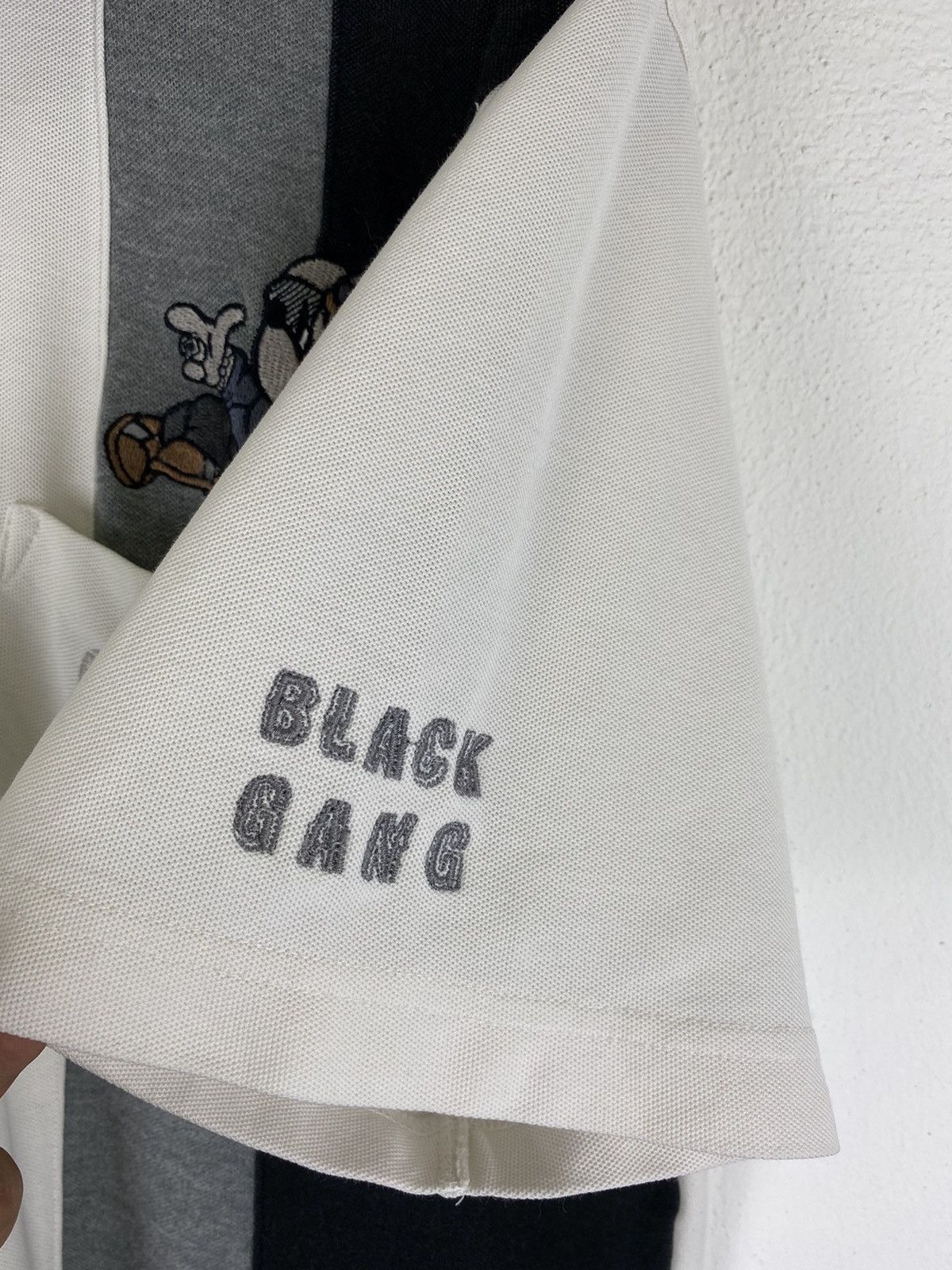 Japanese Brand × Vintage Vintage black gang polo Size US L / EU 52-54 / 3 - 4 Thumbnail