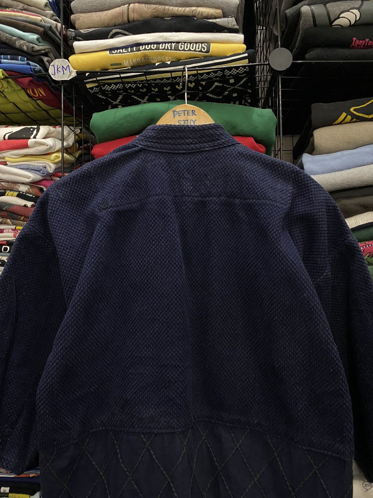Indigo Japanese Kimono Indigo Design Style Jacket Size US M / EU 48-50 / 2 - 6 Thumbnail