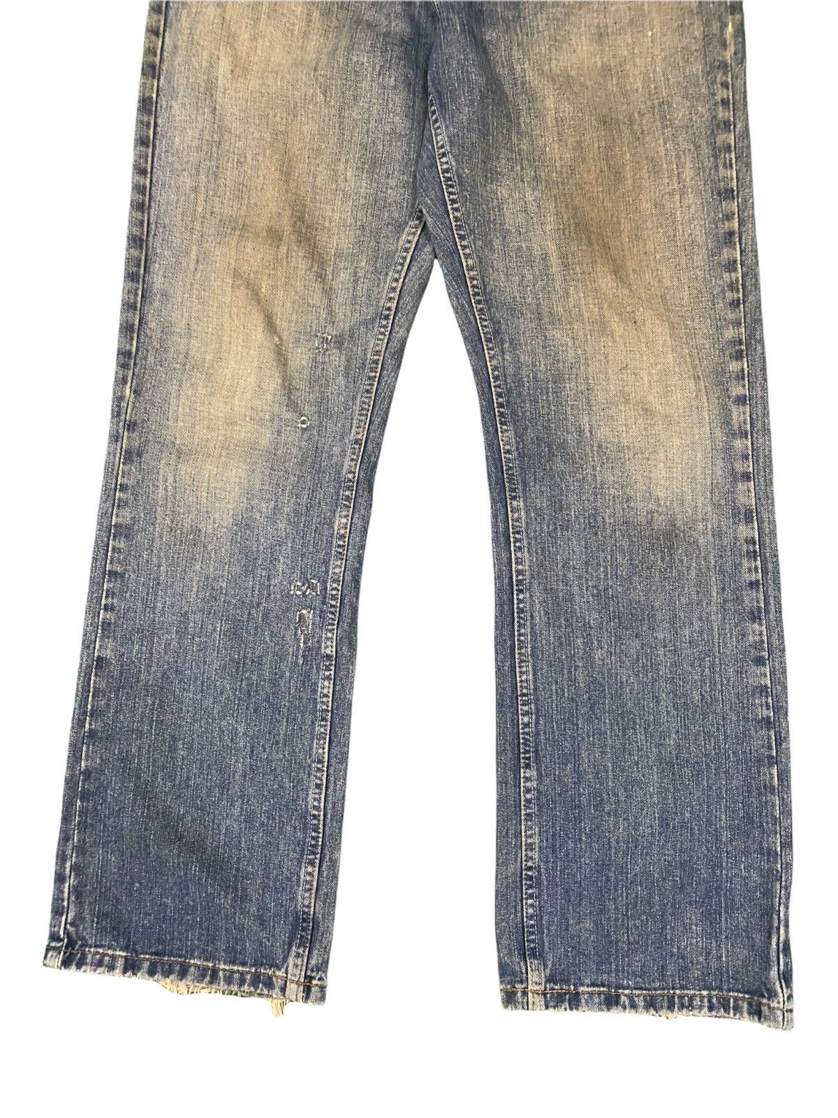 Japanese Brand Urban up Blue Distress jeans Size US 34 / EU 50 - 4 Thumbnail