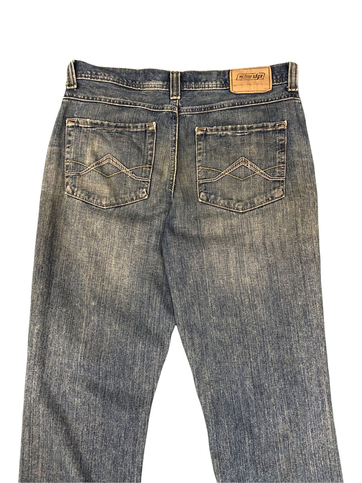 Japanese Brand Urban up Blue Distress jeans Size US 34 / EU 50 - 5 Thumbnail