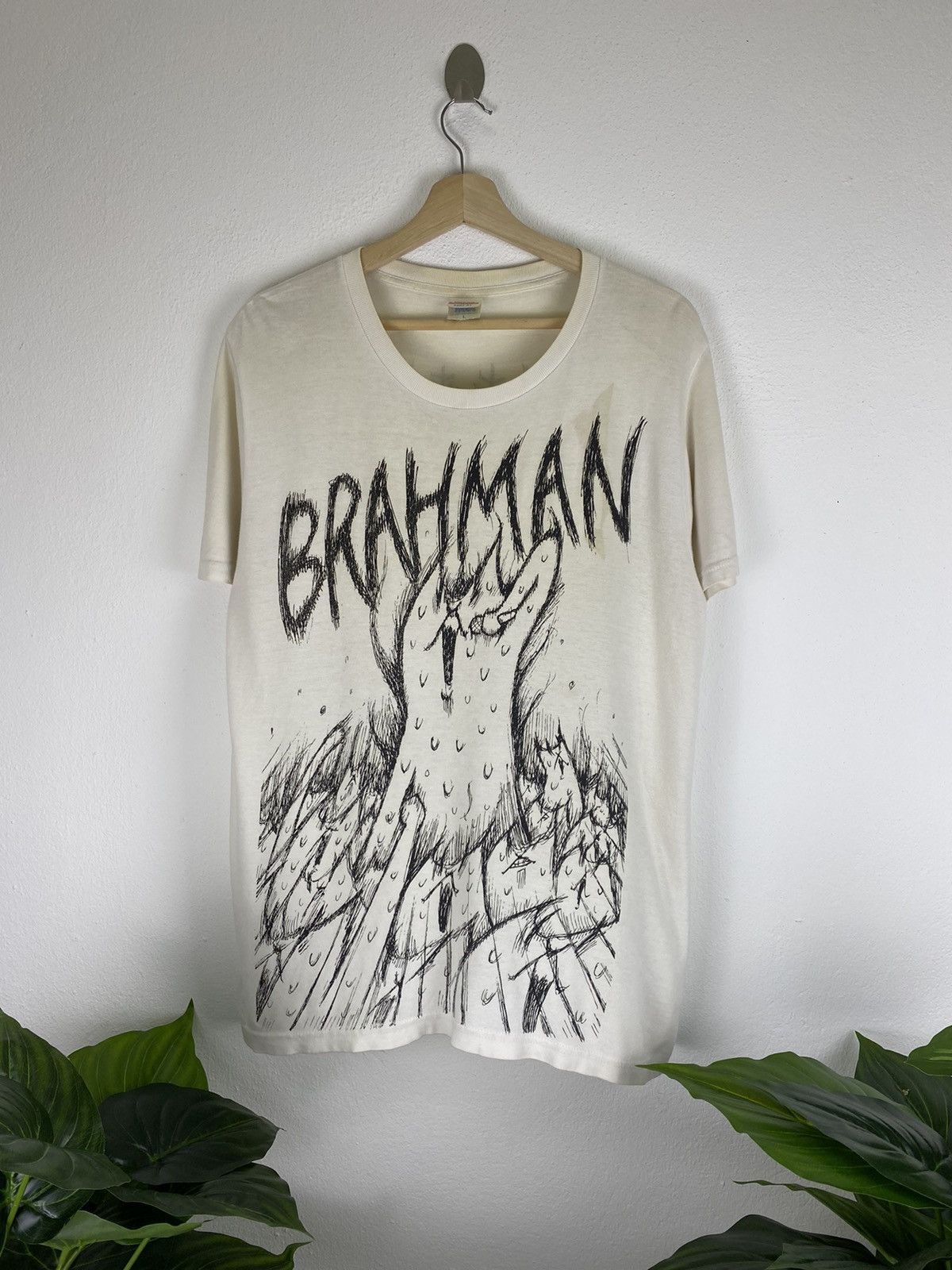 Vintage Vintage Brahman Japanese horor movie tee Size US L / EU 52-54 / 3 - 1 Thumbnail