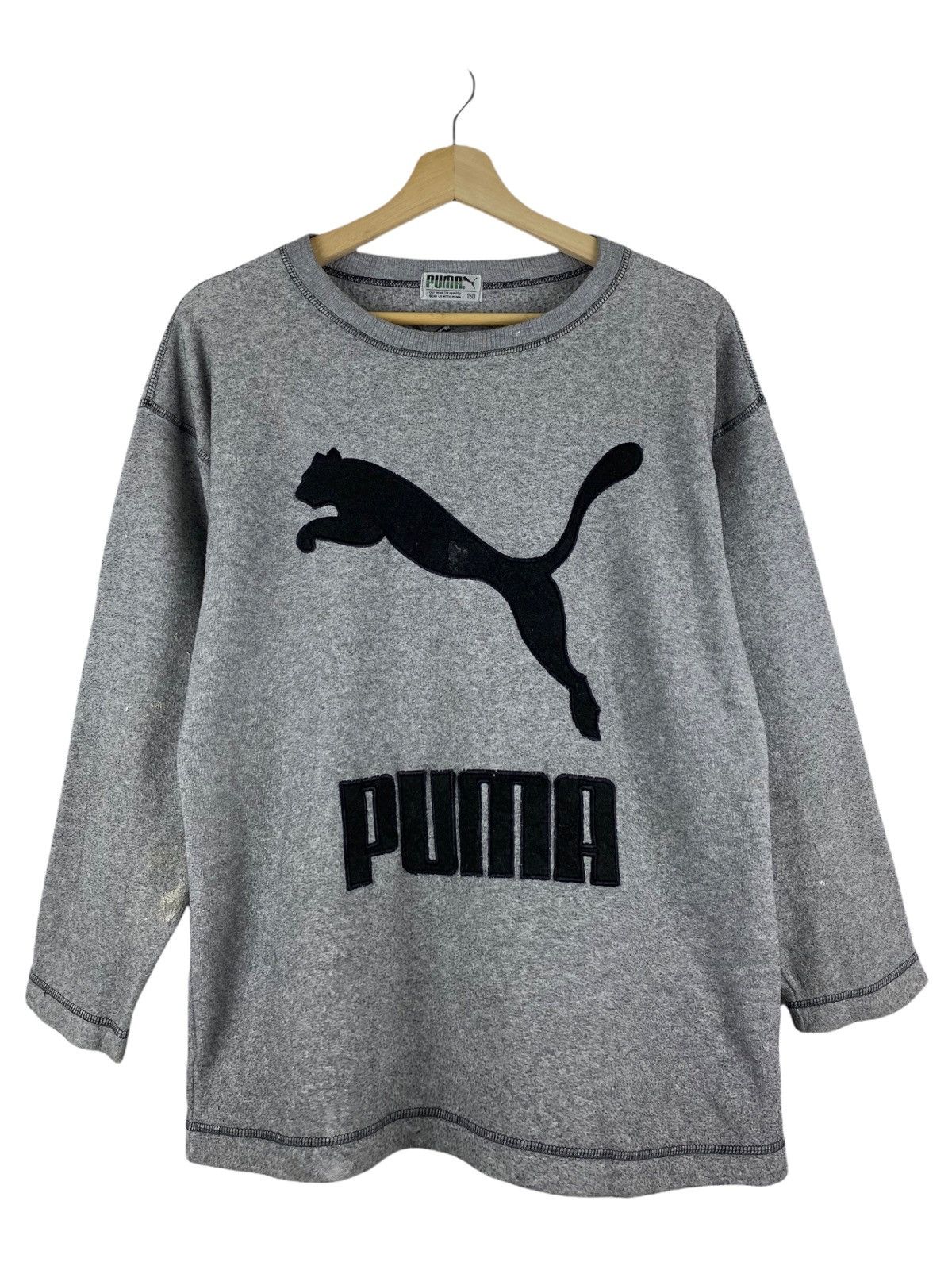Puma × Vintage VINTAGE 80’s PUMA BIG LOGO SWEATSHIRT Size US M / EU 48-50 / 2 - 1 Thumbnail