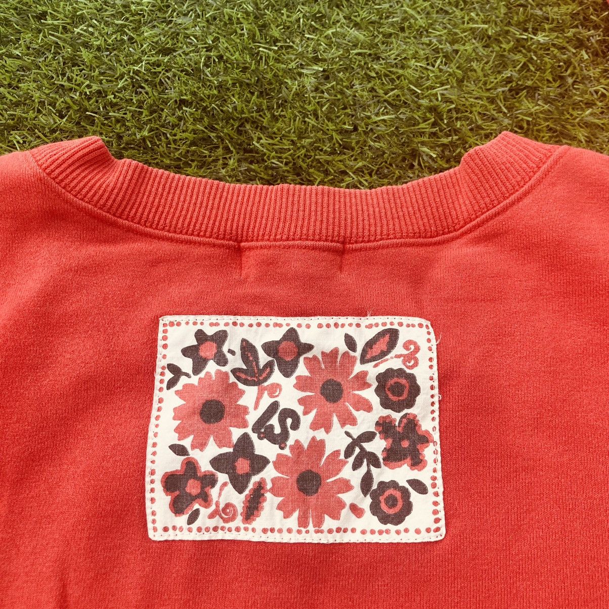 Issey Miyake × Vintage ISSEY MIYAKE IS FLORAL SWEATSHIRT SWEATSHIRT Size US L / EU 52-54 / 3 - 4 Thumbnail