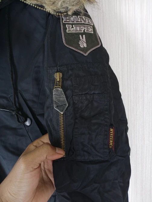 Hysteric Glamour RARE VINTAGE HYSTERIC GLAMOUR PUNK HOODIE BOMBER JACKET Size US S / EU 44-46 / 1 - 12 Thumbnail