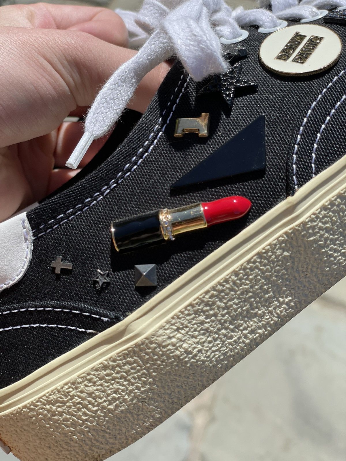 Saint Laurent Paris Saint Laurent pin embellished skate sneakers Size US 10 / EU 43 - 5 Thumbnail