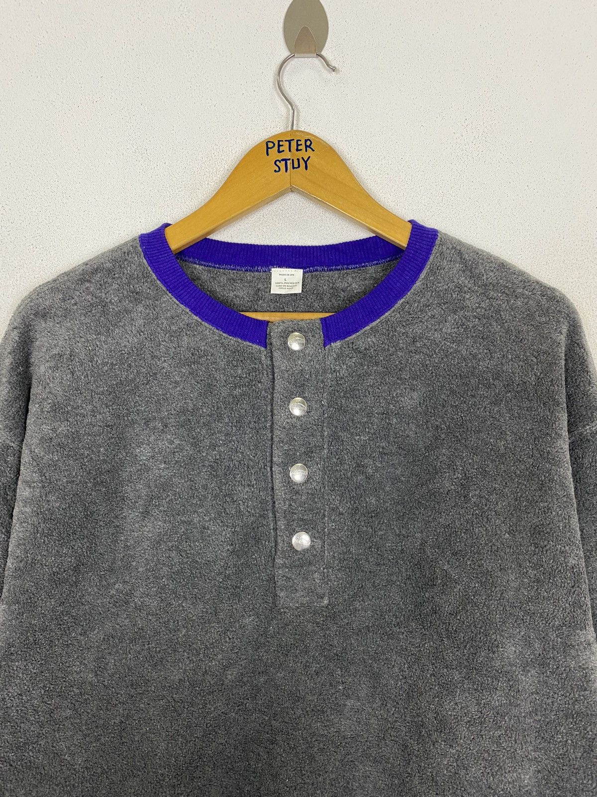 Japanese Brand CHILD HOOD FLEECE SWEATER Size US L / EU 52-54 / 3 - 3 Thumbnail