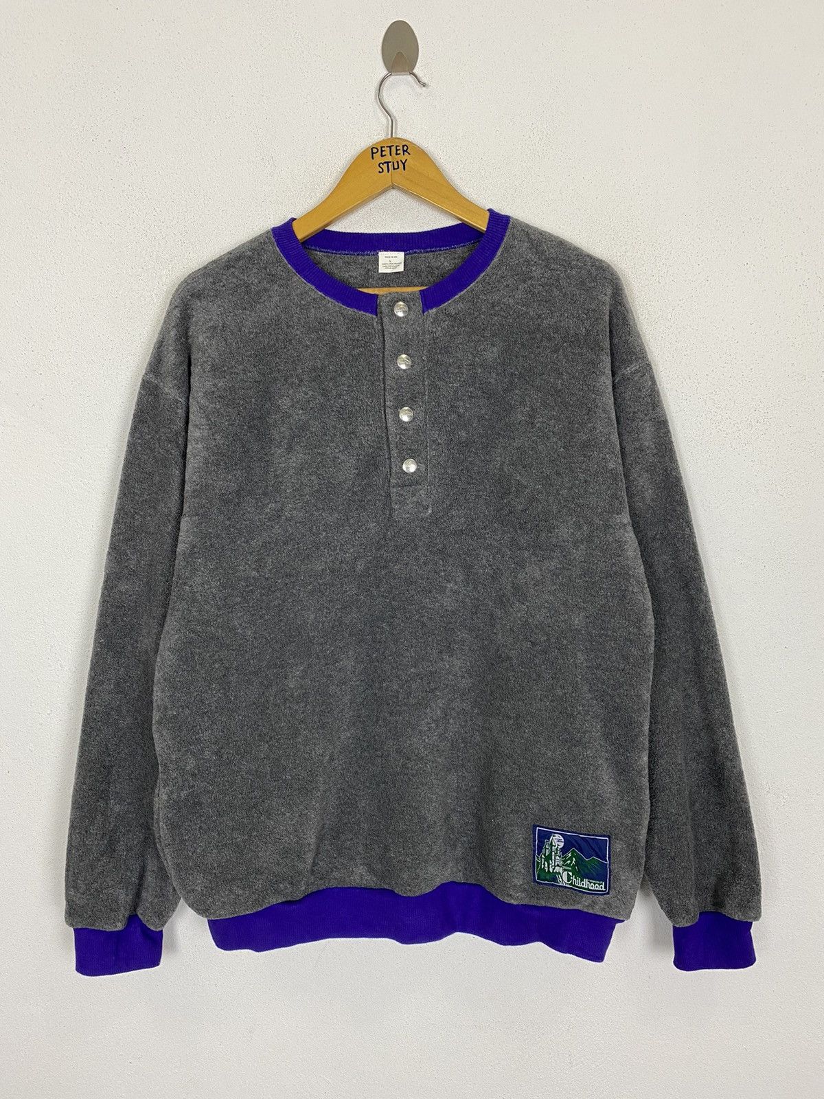 Japanese Brand CHILD HOOD FLEECE SWEATER Size US L / EU 52-54 / 3 - 1 Thumbnail