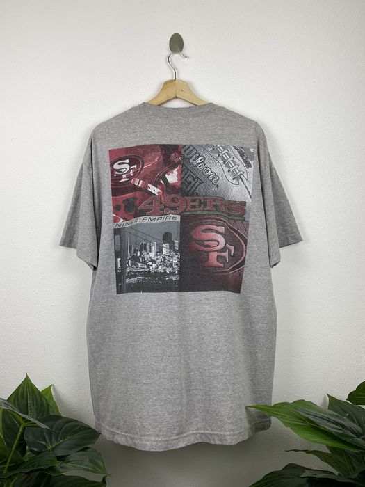 Vintage 90's San Francisco 49ers 100% Cotton T-shirt Size 