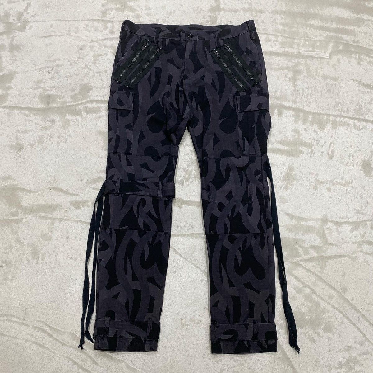 Number (N)ine Number (N)ine Tribal Heart Camo Cargo Pants