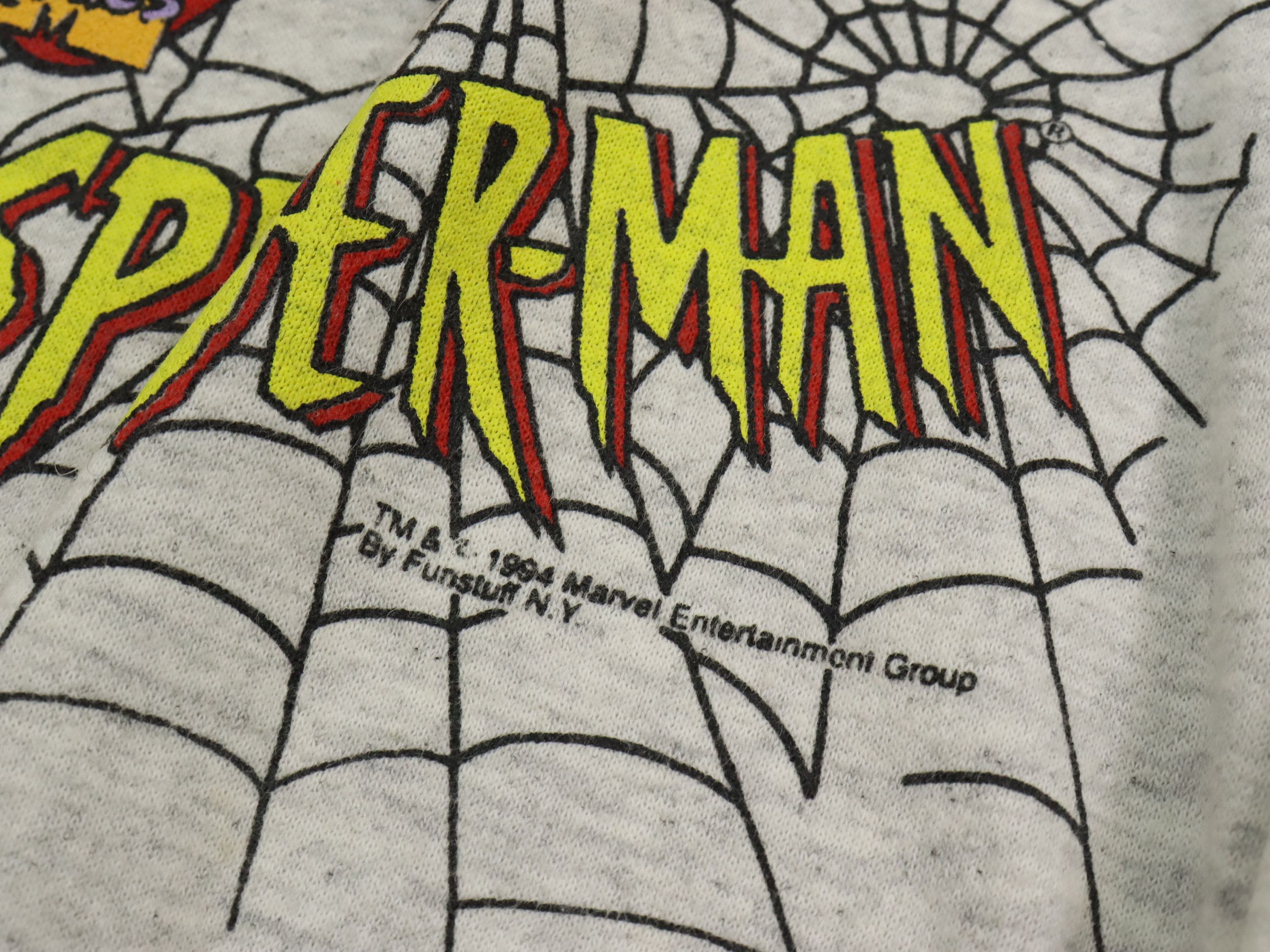 Marvel Comics × Vintage Vintage 90's 1994 Spiderman Marvel Comic Sweatshirt US MADE Size US XS / EU 42 / 0 - 7 Thumbnail
