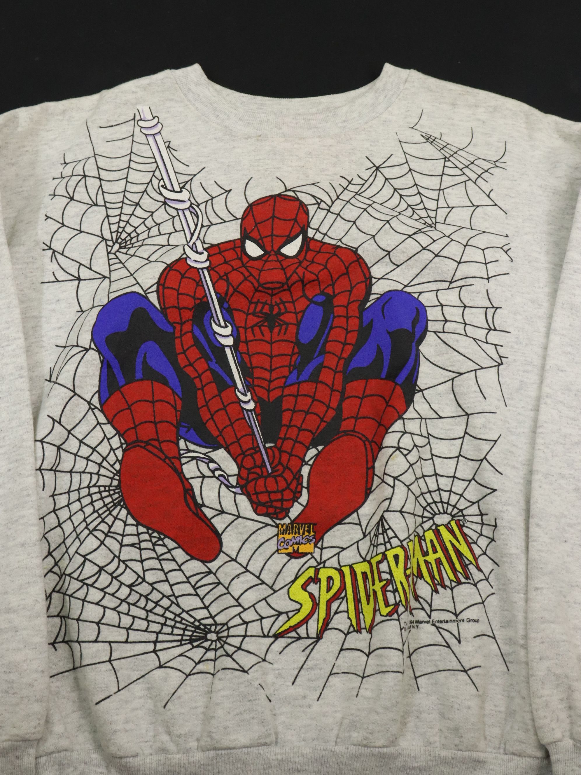 Marvel Comics × Vintage Vintage 90's 1994 Spiderman Marvel Comic Sweatshirt US MADE Size US XS / EU 42 / 0 - 5 Thumbnail