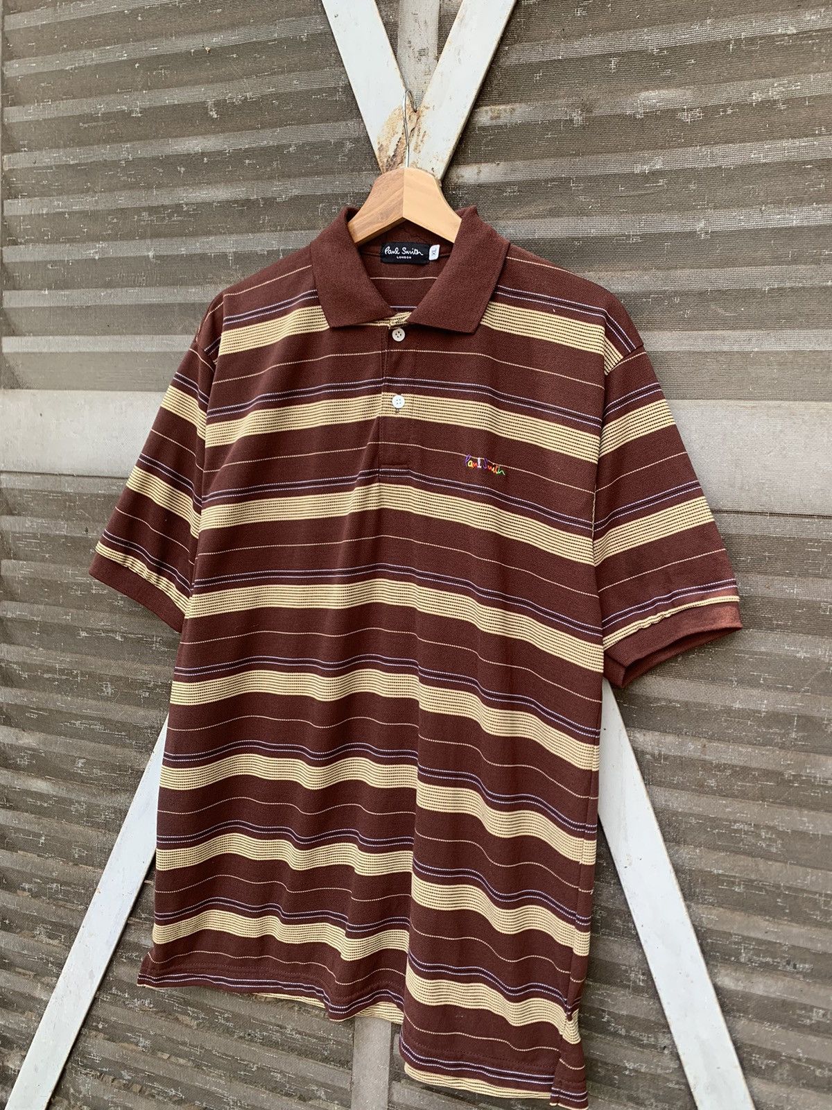 Paul Smith 👹Paul Smith London Polo Striped Size US XL / EU 56 / 4 - 1 Thumbnail