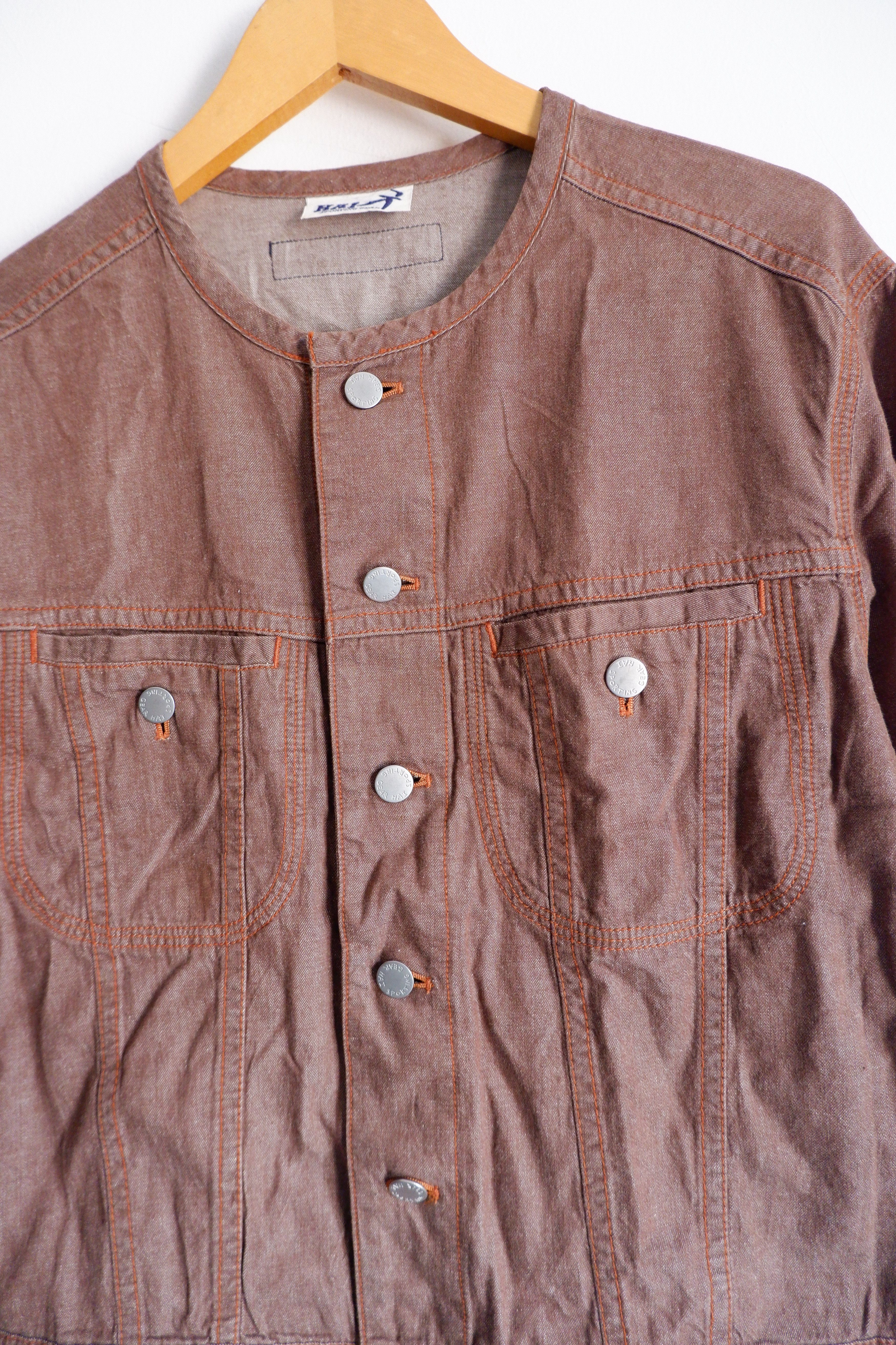 Hai Sporting Gear Vintage Hai Sporting Gear Cropped Denim Jacket Size M / US 6-8 / IT 42-44 - 3 Thumbnail