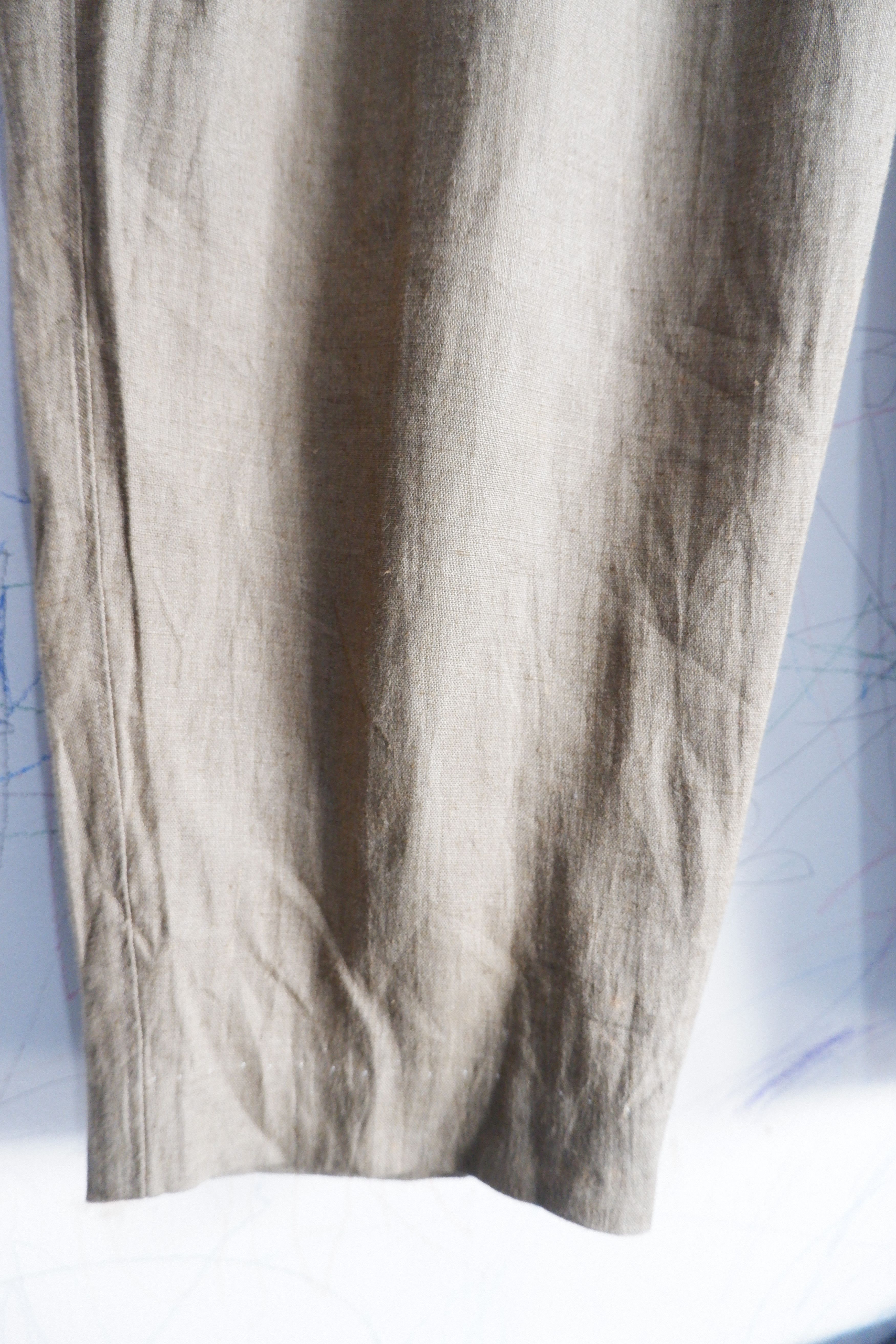 Japanese Brand Vintage My Taste Homme Linen Pants Size US 34 / EU 50 - 4 Thumbnail