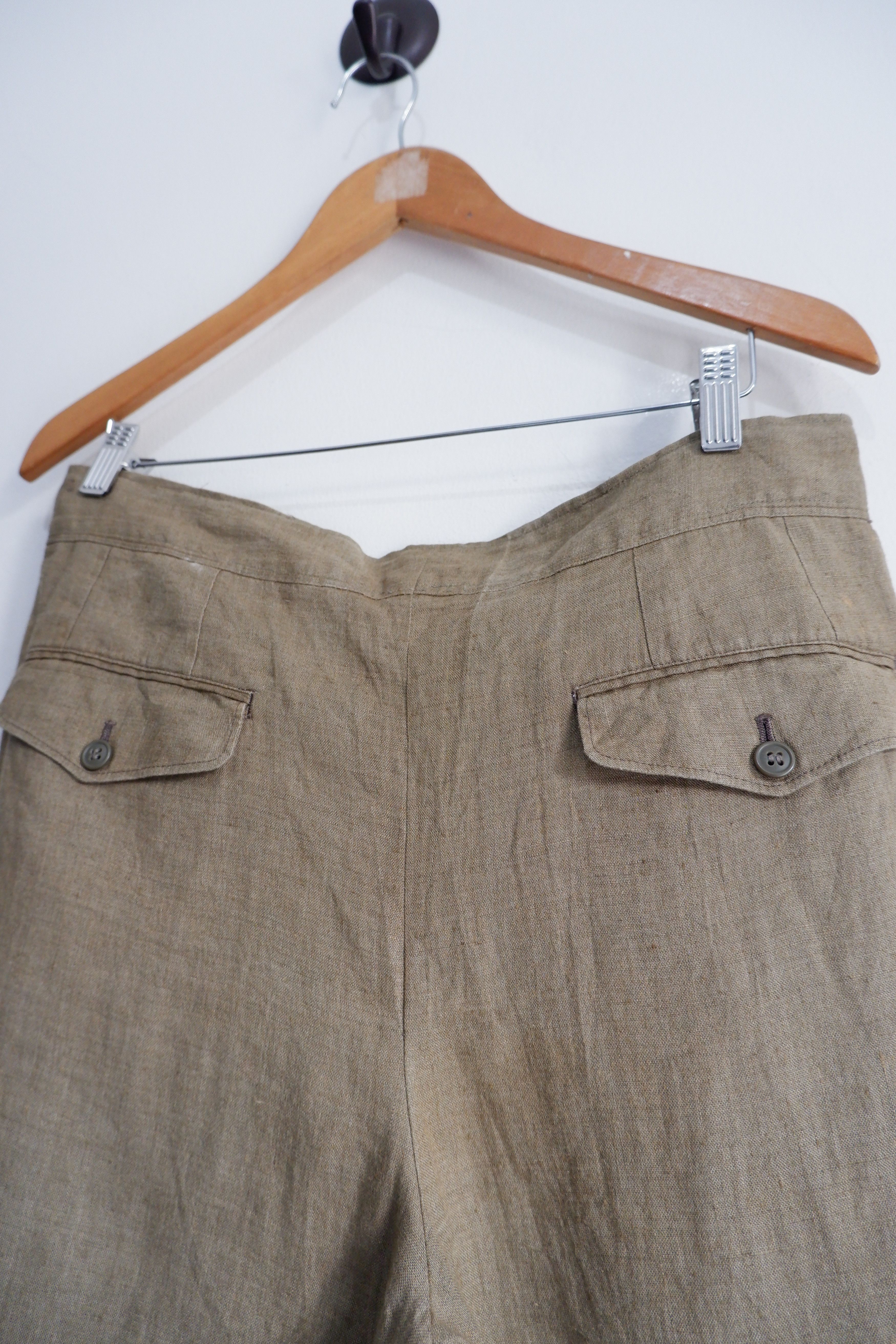 Japanese Brand Vintage My Taste Homme Linen Pants Size US 34 / EU 50 - 7 Thumbnail