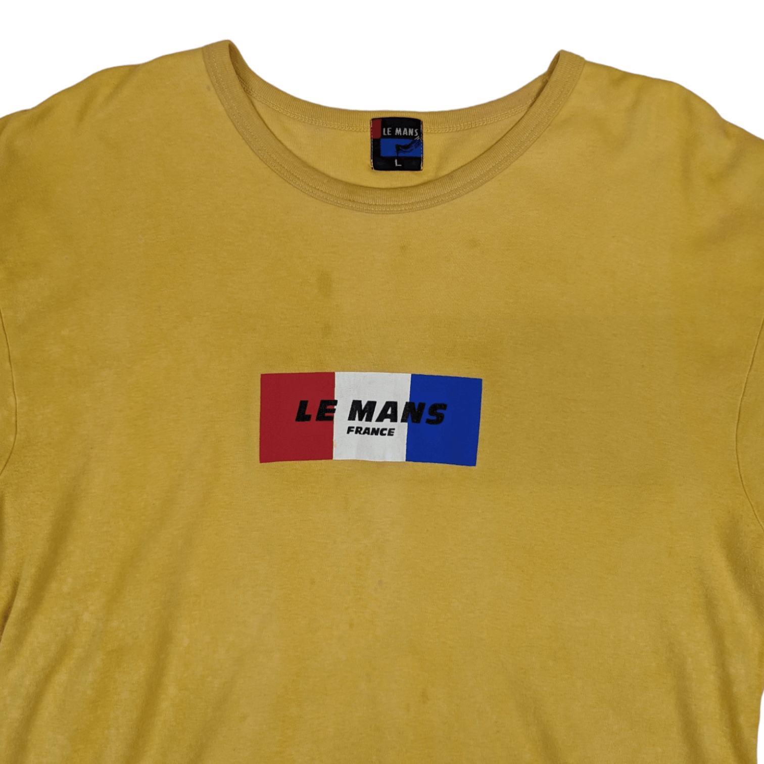 NASCAR × Vintage Vintage 90's LE MANS Sport Car Race T-Shirt Single Stitches Size US L / EU 52-54 / 3 - 4 Thumbnail