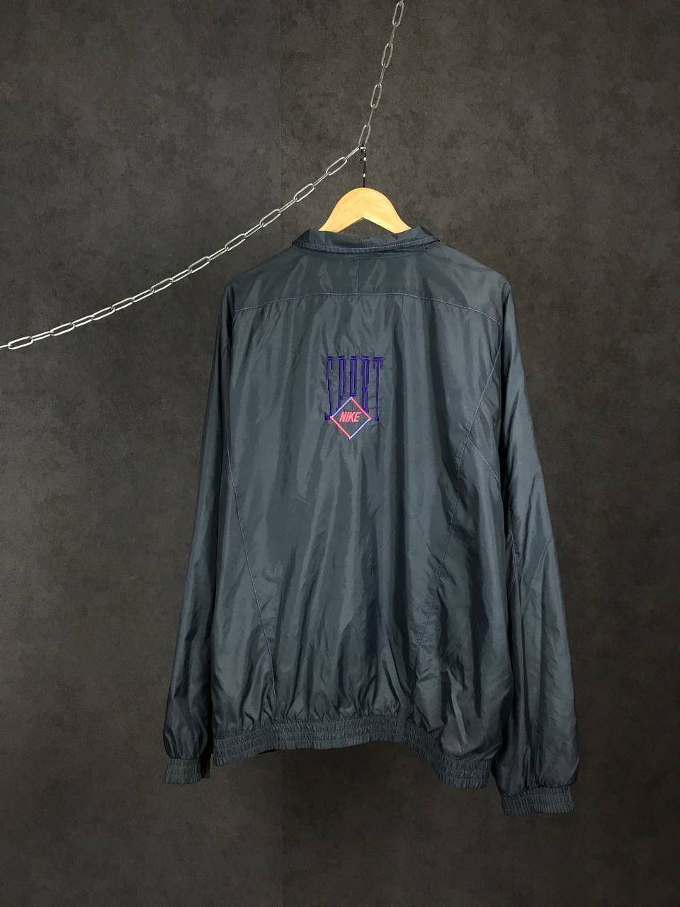Nike Nike swoosh streetwear vintage overprinted light jacket Size US XXL / EU 58 / 5 - 2 Thumbnail