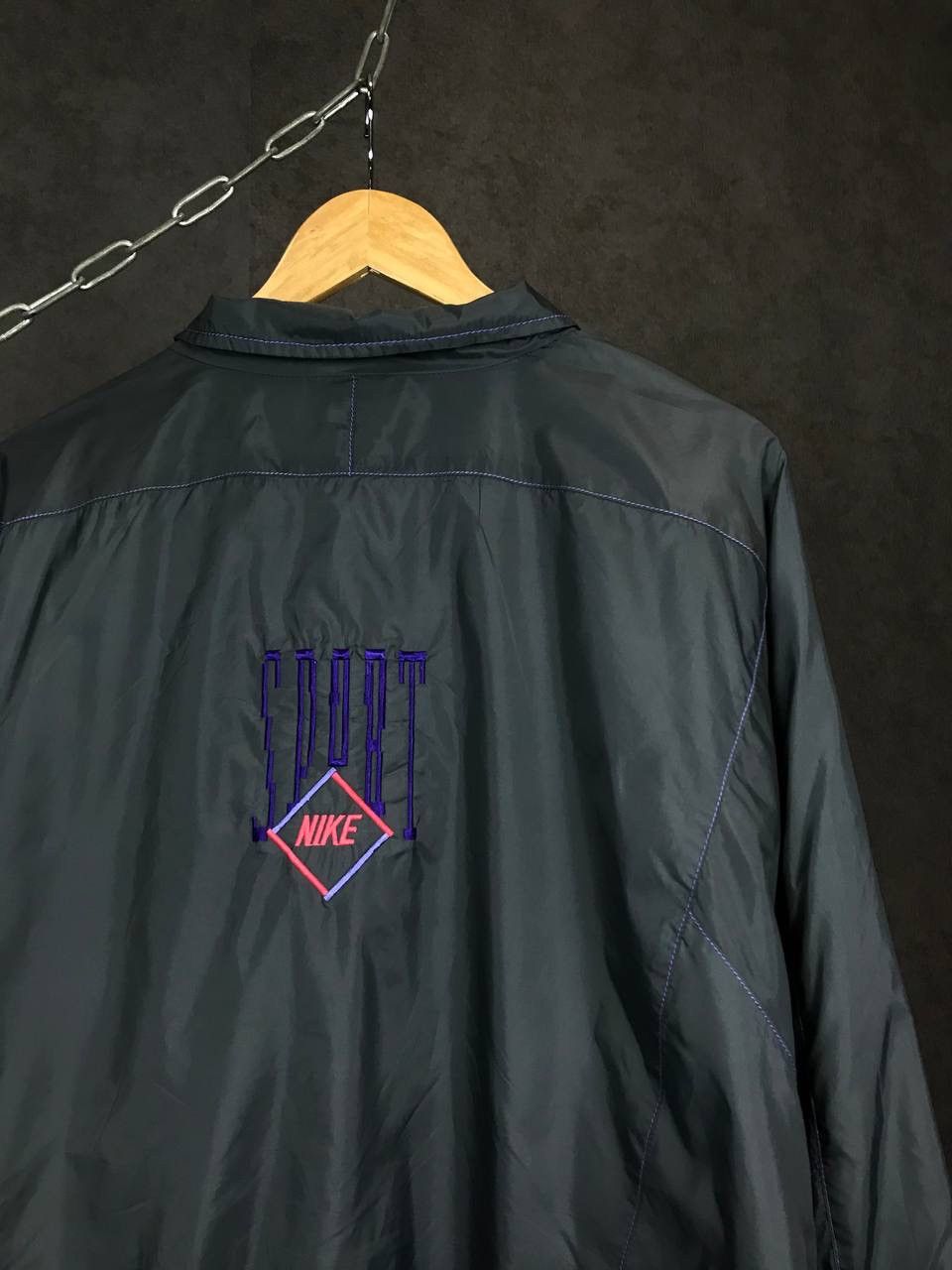 Nike Nike swoosh streetwear vintage overprinted light jacket Size US XXL / EU 58 / 5 - 6 Thumbnail