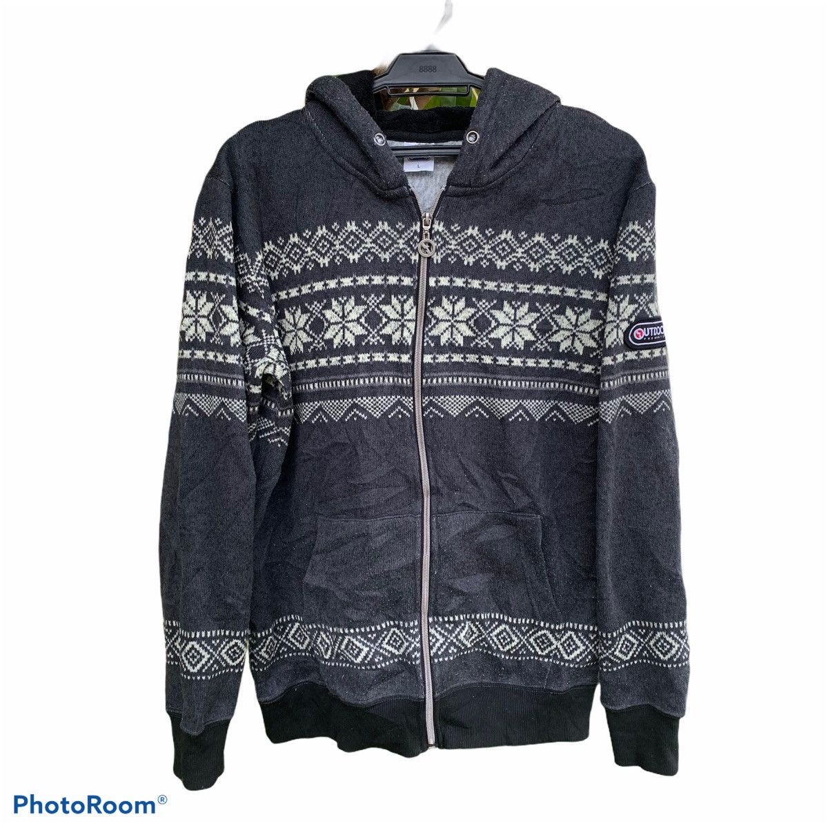 Japanese Brand Outdoor knitwear hoodie Size US L / EU 52-54 / 3 - 1 Thumbnail
