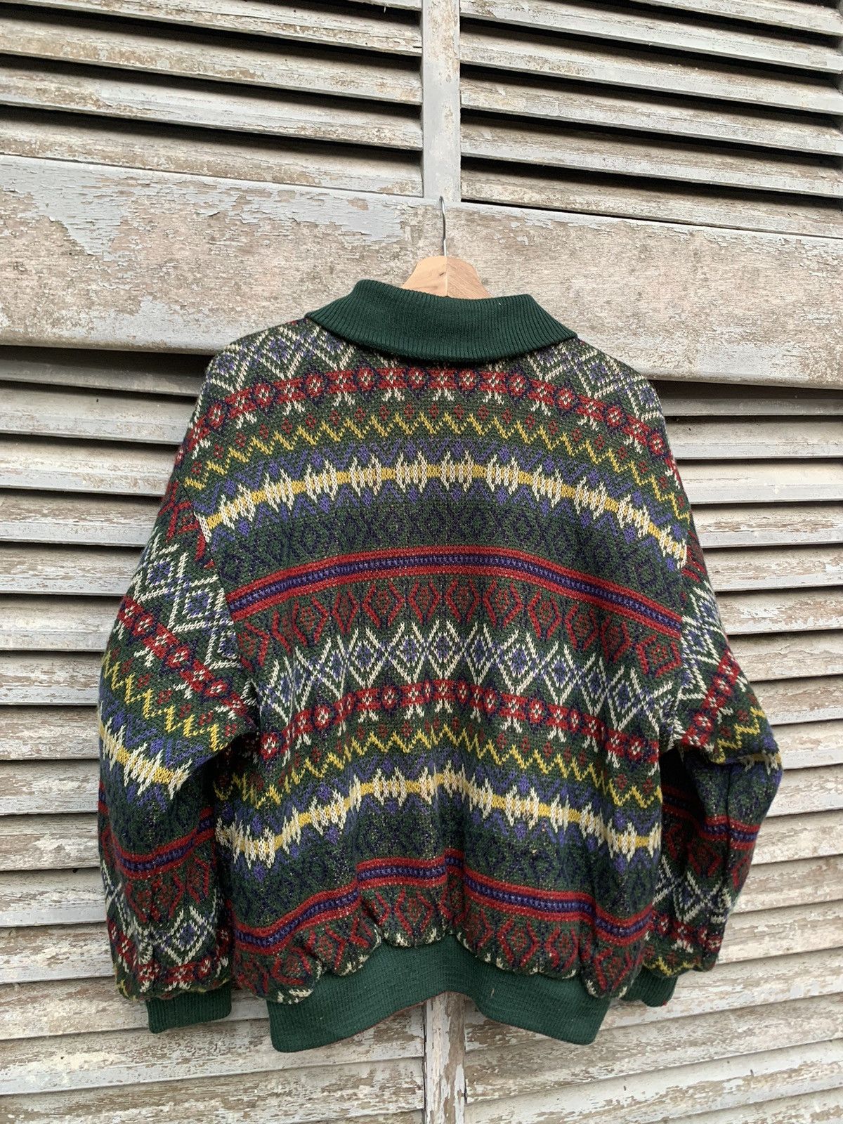 Vintage Mc.Gregor Wool Blend Turtleneck Bomber Jacket