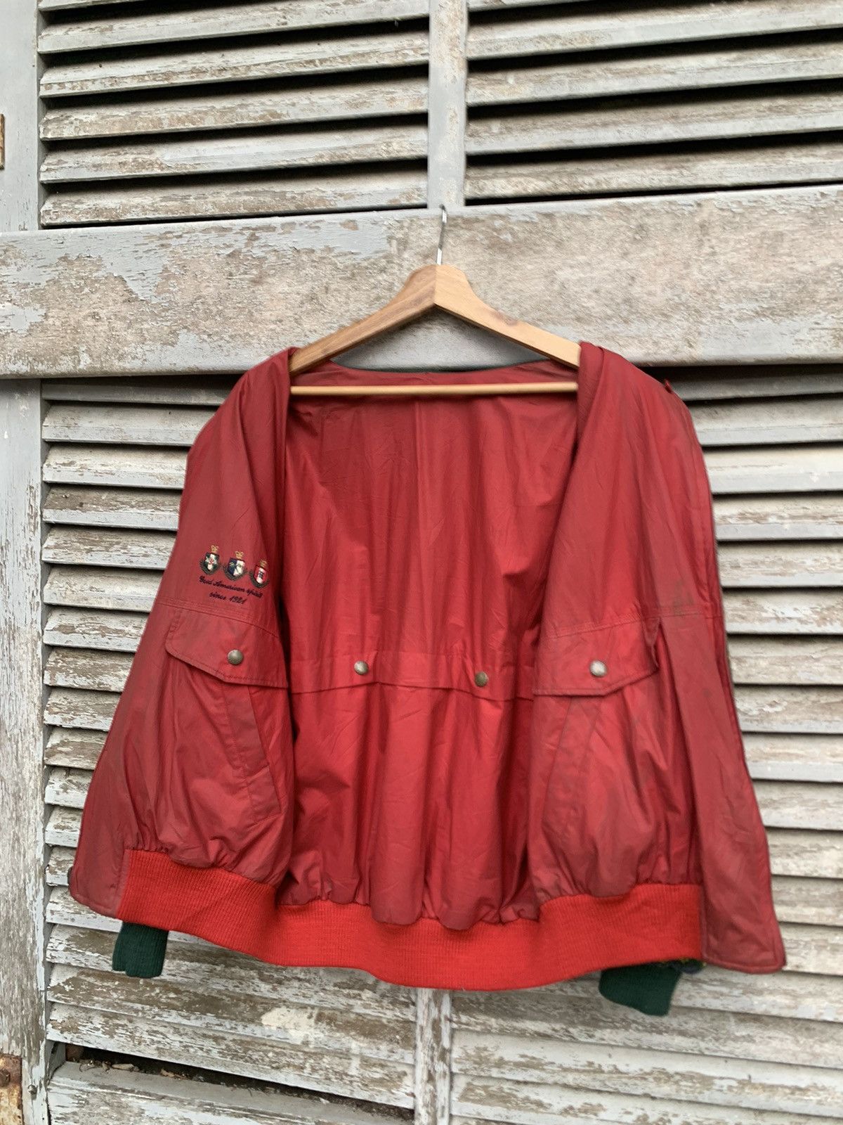 Vintage Mc.Gregor Wool Blend Turtleneck Bomber Jacket