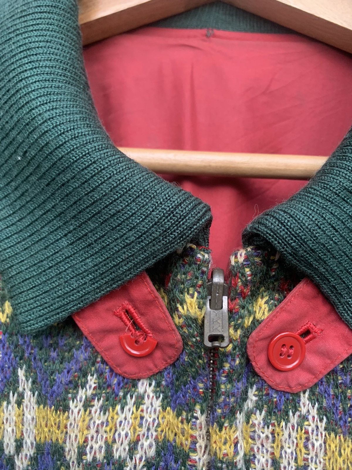 Vintage Mc.Gregor Wool Blend Turtleneck Bomber Jacket