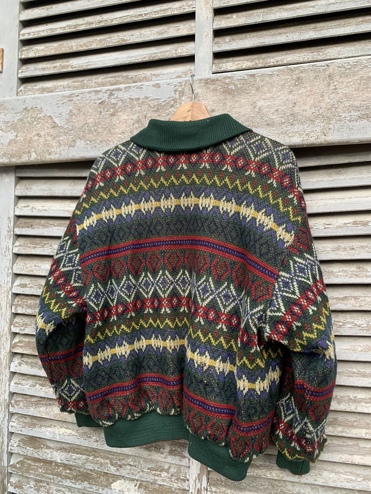 Vintage Mc.Gregor Wool Blend Turtleneck Bomber Jacket