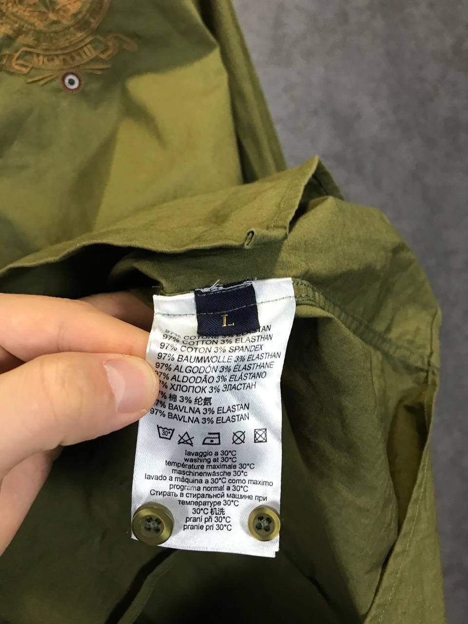 Aeronautica Militare Aeronautica militare shirt Size US L / EU 52-54 / 3 - 5 Thumbnail