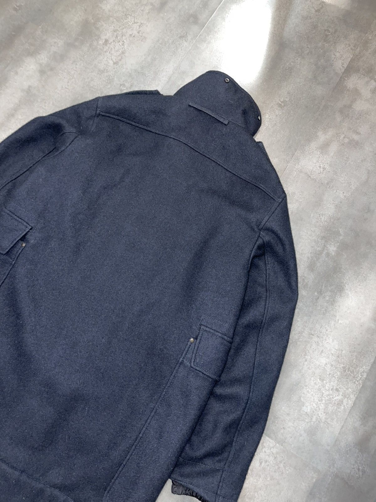 Prada Archive 90s Prada Navy Heavy Ski Big Pockets Coat Jacket Size US XXL / EU 58 / 5 - 13 Thumbnail