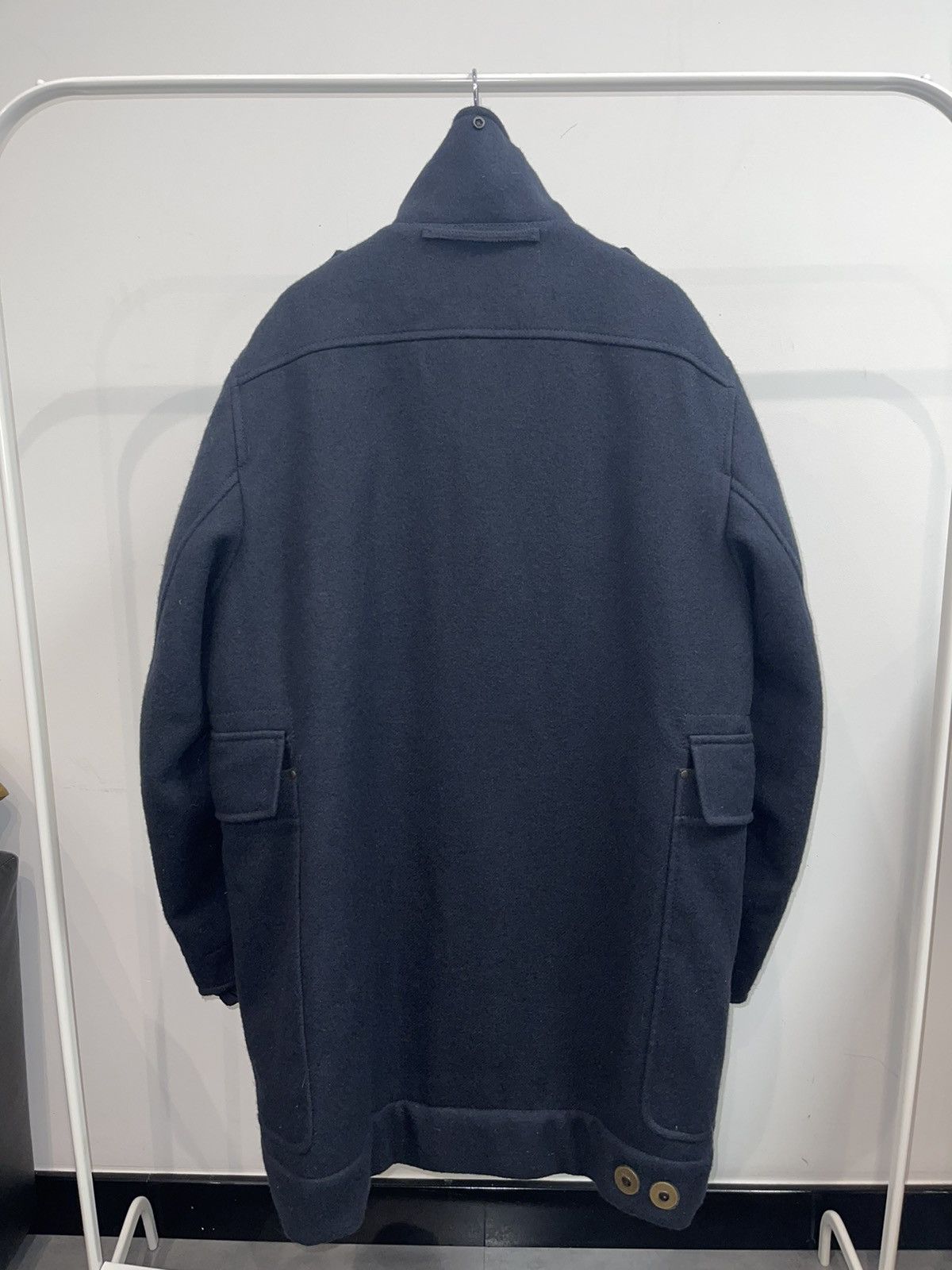 Prada Archive 90s Prada Navy Heavy Ski Big Pockets Coat Jacket Size US XXL / EU 58 / 5 - 4 Thumbnail