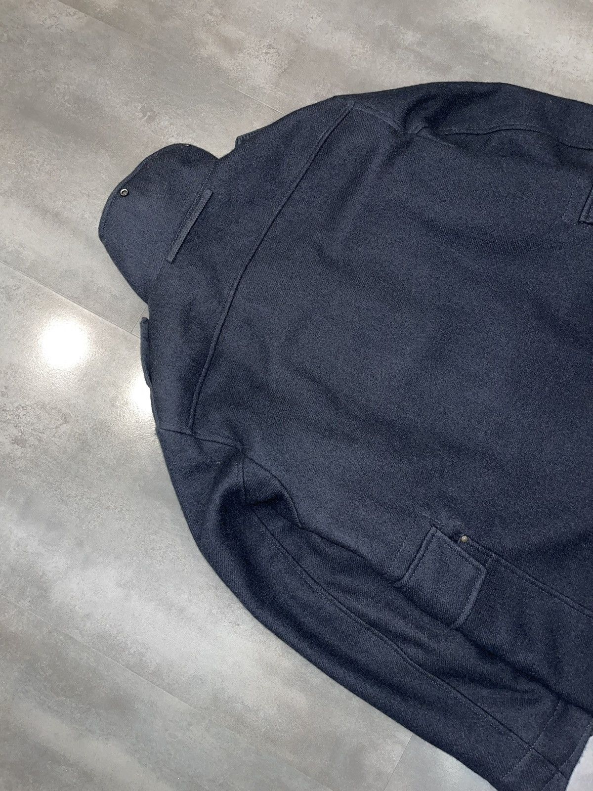 Prada Archive 90s Prada Navy Heavy Ski Big Pockets Coat Jacket Size US XXL / EU 58 / 5 - 12 Thumbnail