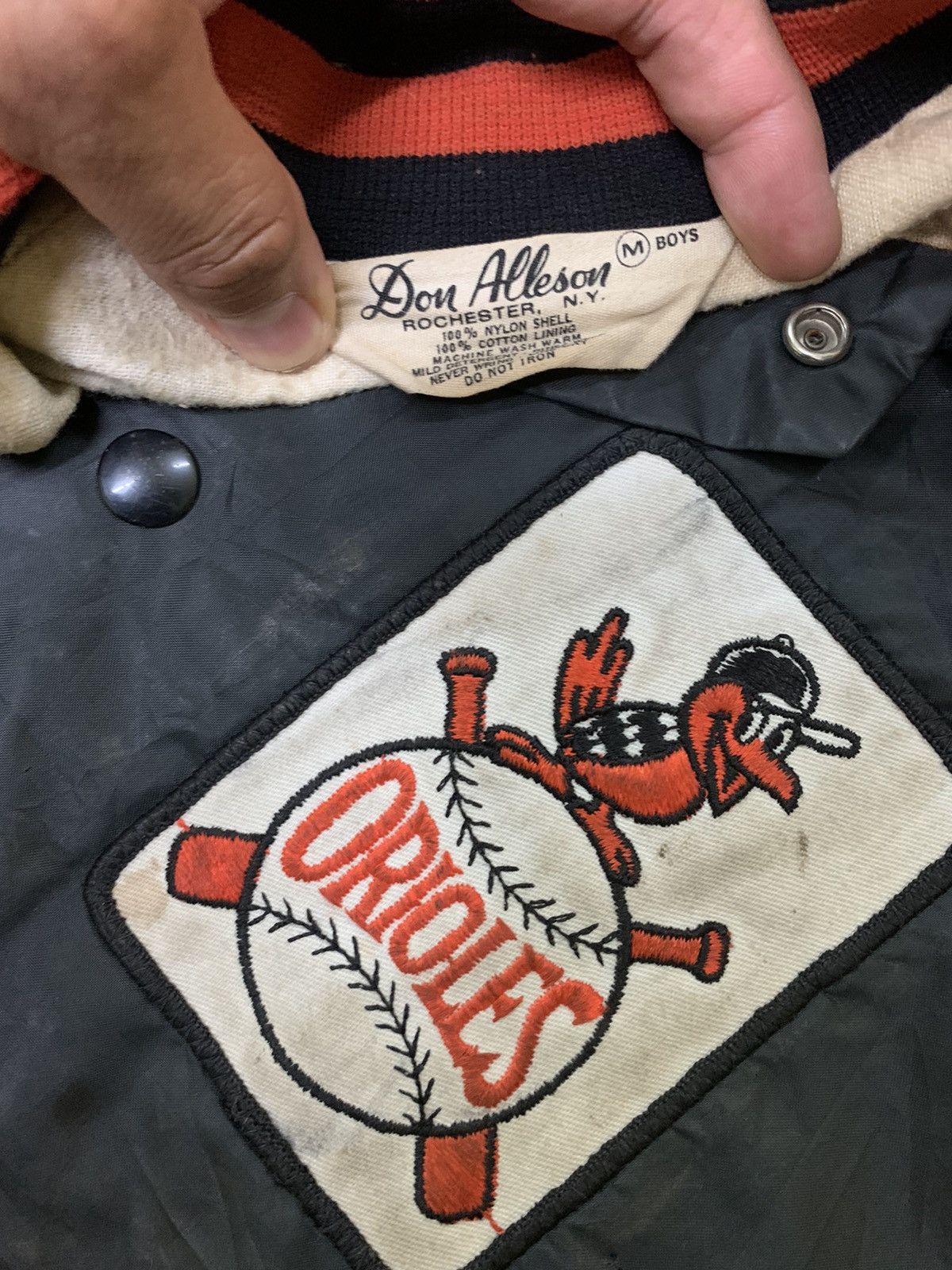 MLB × Vintage Vintage Orioles jacket Size US XXS / EU 40 - 3 Thumbnail