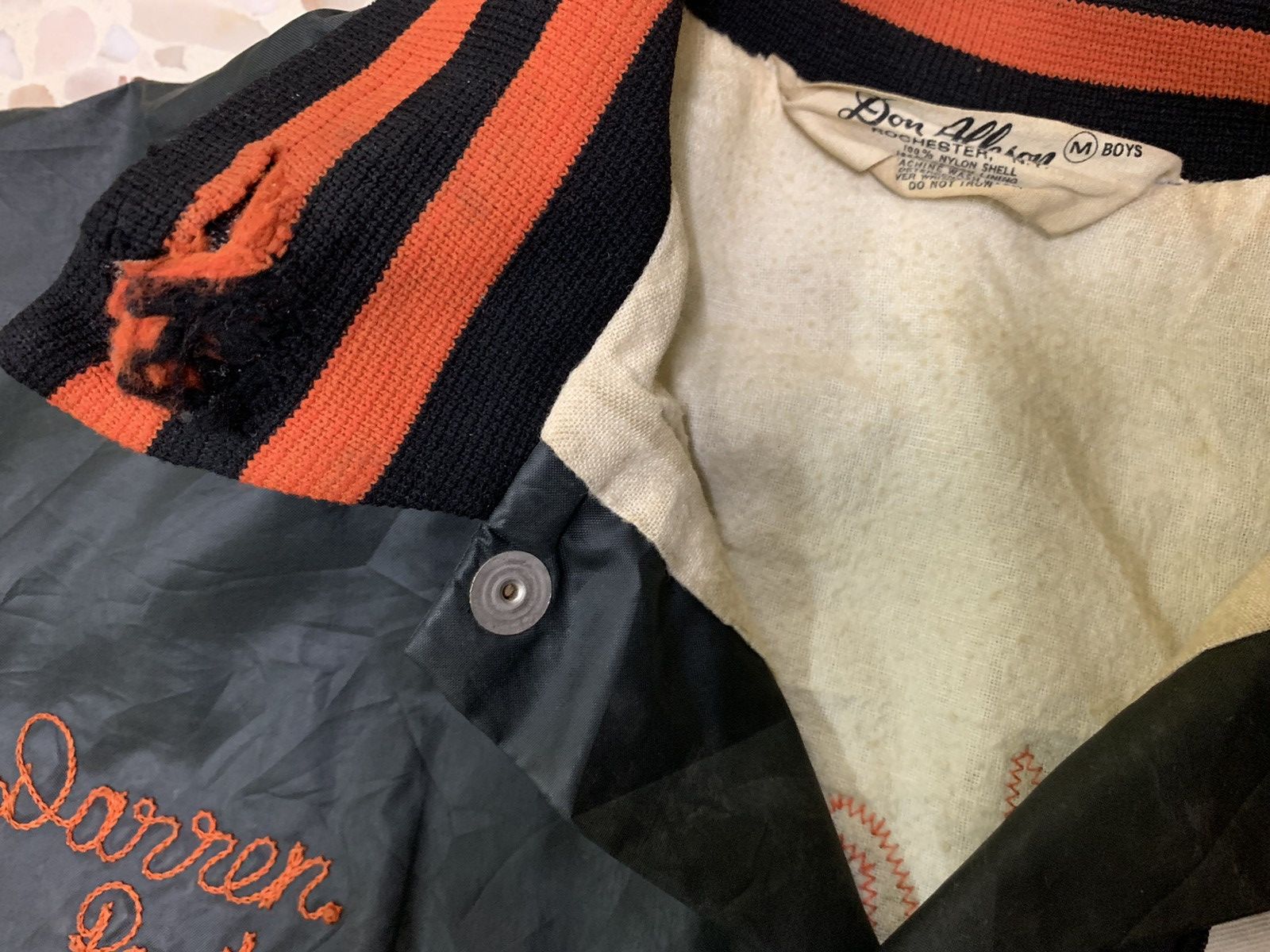 MLB × Vintage Vintage Orioles jacket Size US XXS / EU 40 - 5 Thumbnail