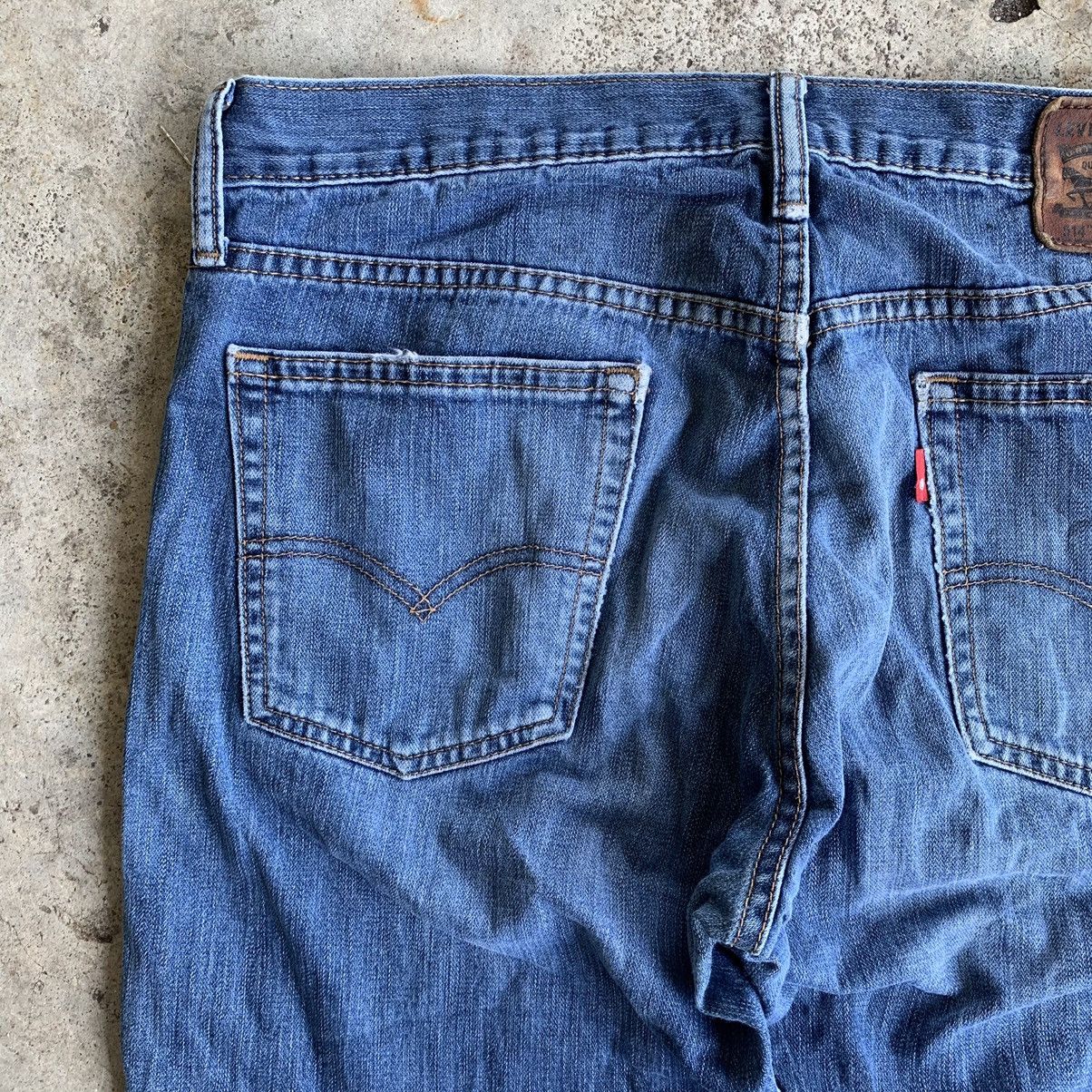 Levi's Levis 514 single ®️ distressed denim Size US 34 / EU 50 - 6 Thumbnail