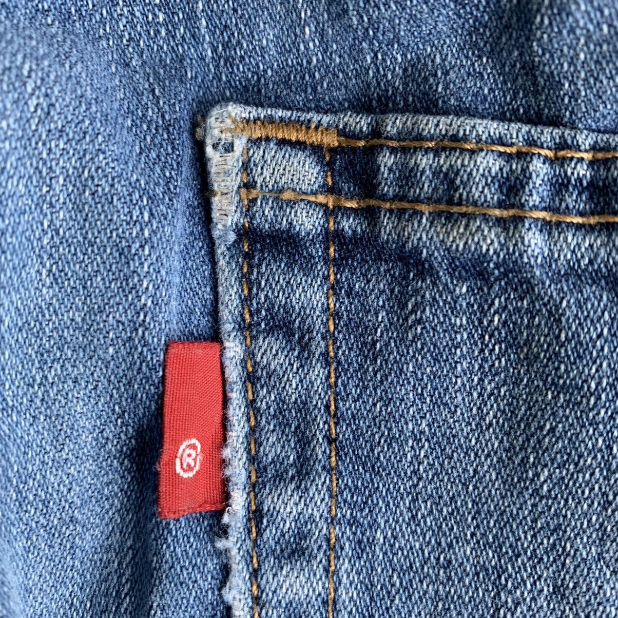 Levi's Levis 514 single ®️ distressed denim Size US 34 / EU 50 - 5 Thumbnail