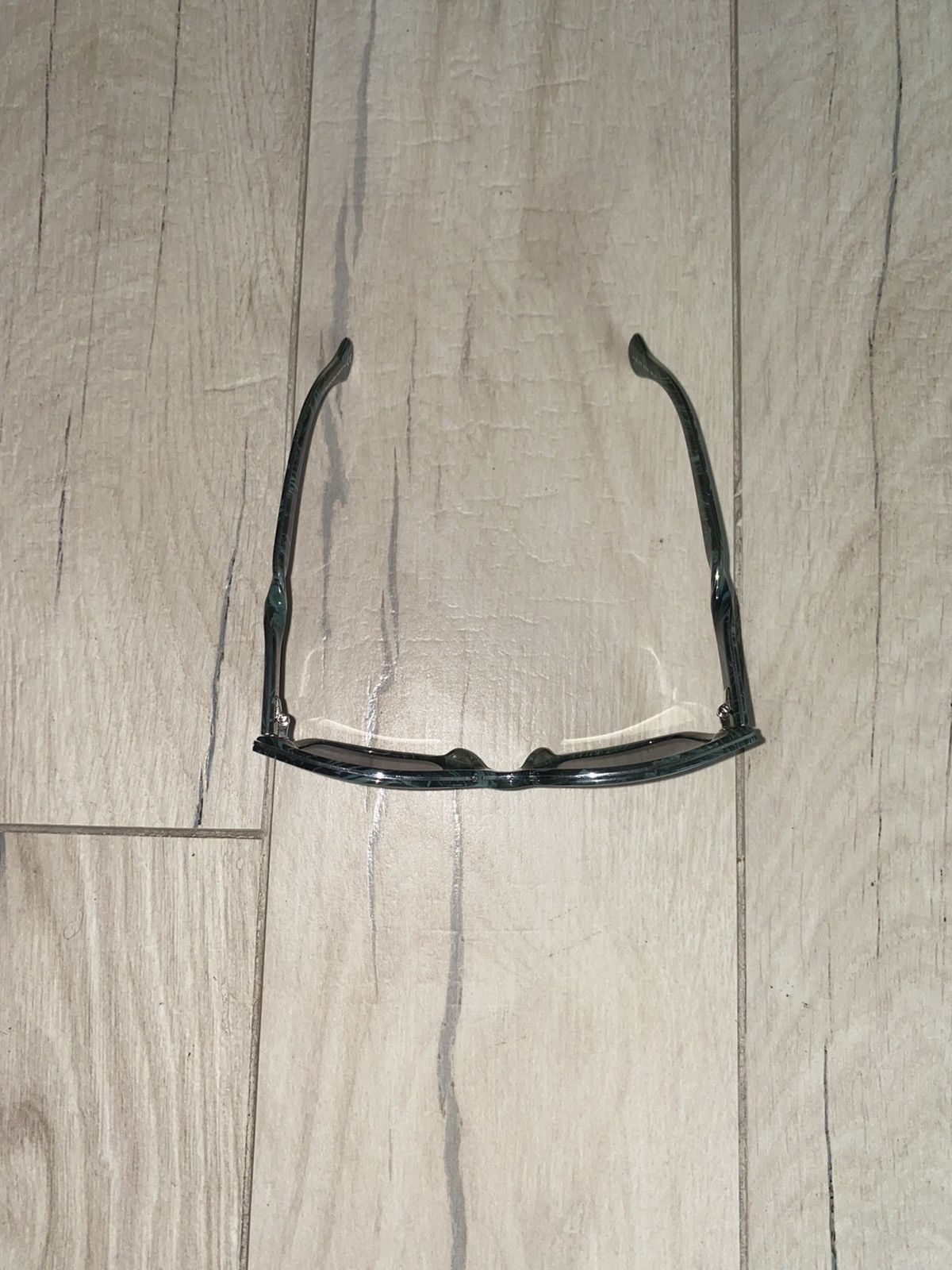 Balenciaga Balenciaga BA 53 61B Marble Geen Twisted Sunglasses Size ONE SIZE - 6 Thumbnail