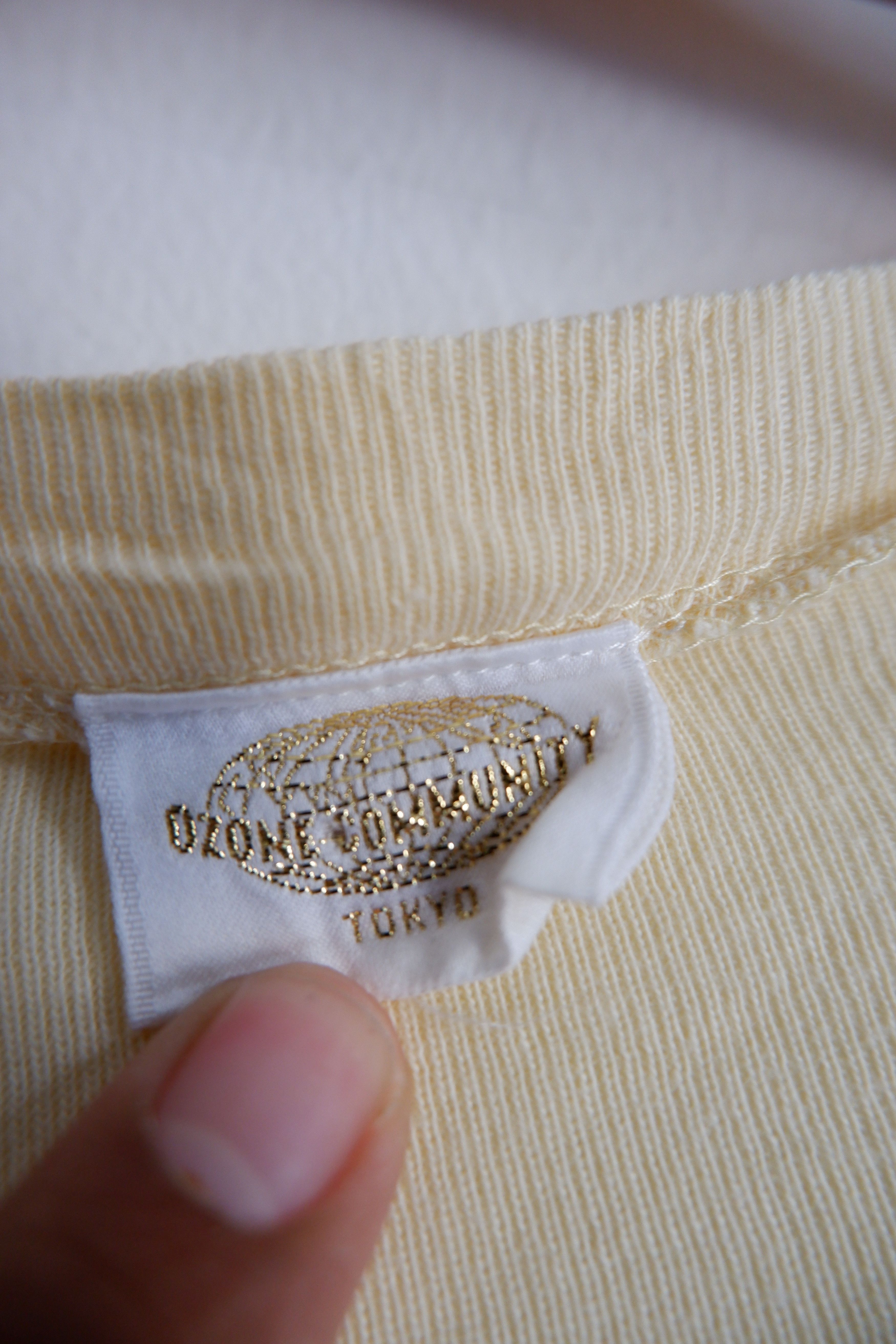 Hysteric Glamour Vintage Ozone Community Tokyo Ribbed T shirt Size M / US 6-8 / IT 42-44 - 5 Thumbnail