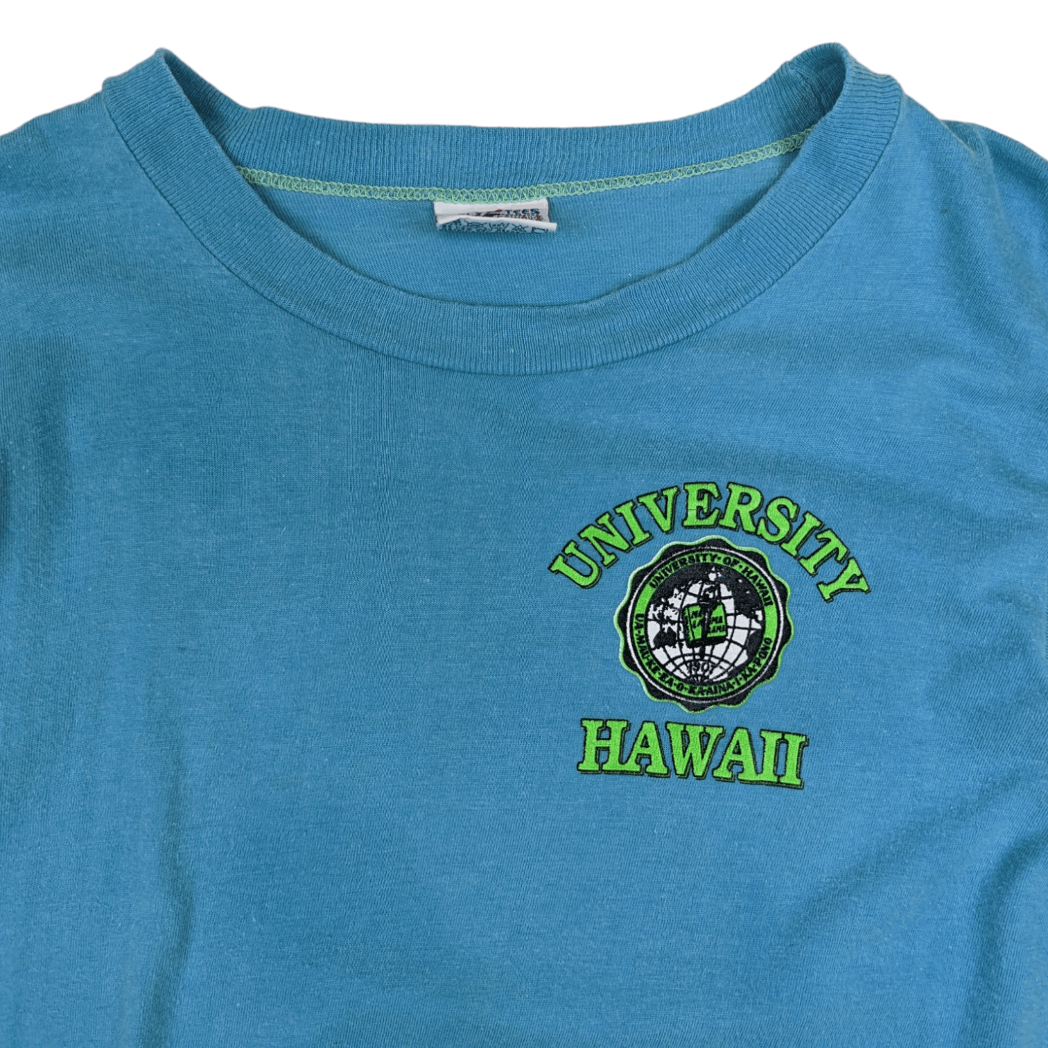 Vintage Vintage 90's UNIVERSITY Of HAWAII T-Shirt Single Stitches Size US XS / EU 42 / 0 - 4 Thumbnail