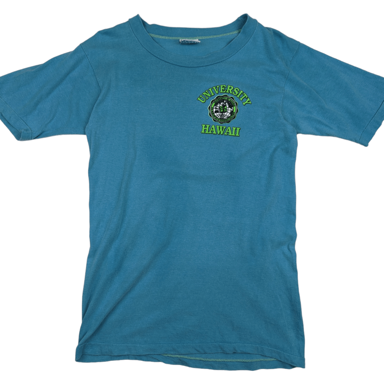 Vintage Vintage 90's UNIVERSITY Of HAWAII T-Shirt Single Stitches Size US XS / EU 42 / 0 - 3 Thumbnail