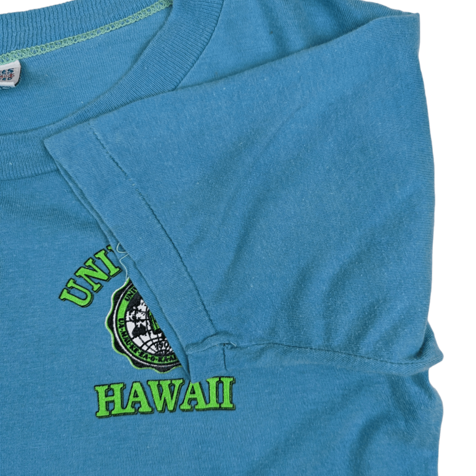 Vintage Vintage 90's UNIVERSITY Of HAWAII T-Shirt Single Stitches Size US XS / EU 42 / 0 - 8 Thumbnail