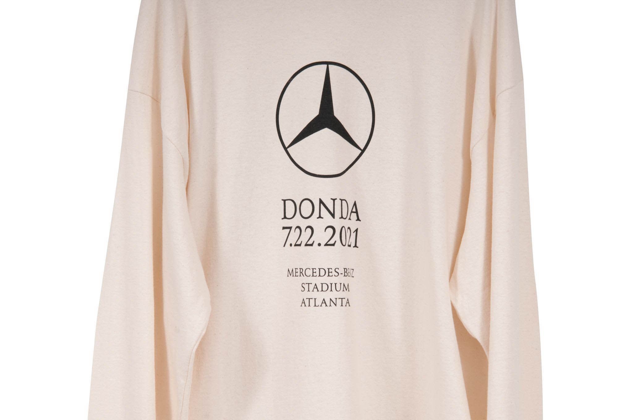 Kanye West Kanye Donda Listenting Party Long Sleeve T Mercedes Benz Size US XL / EU 56 / 4 - 3 Thumbnail